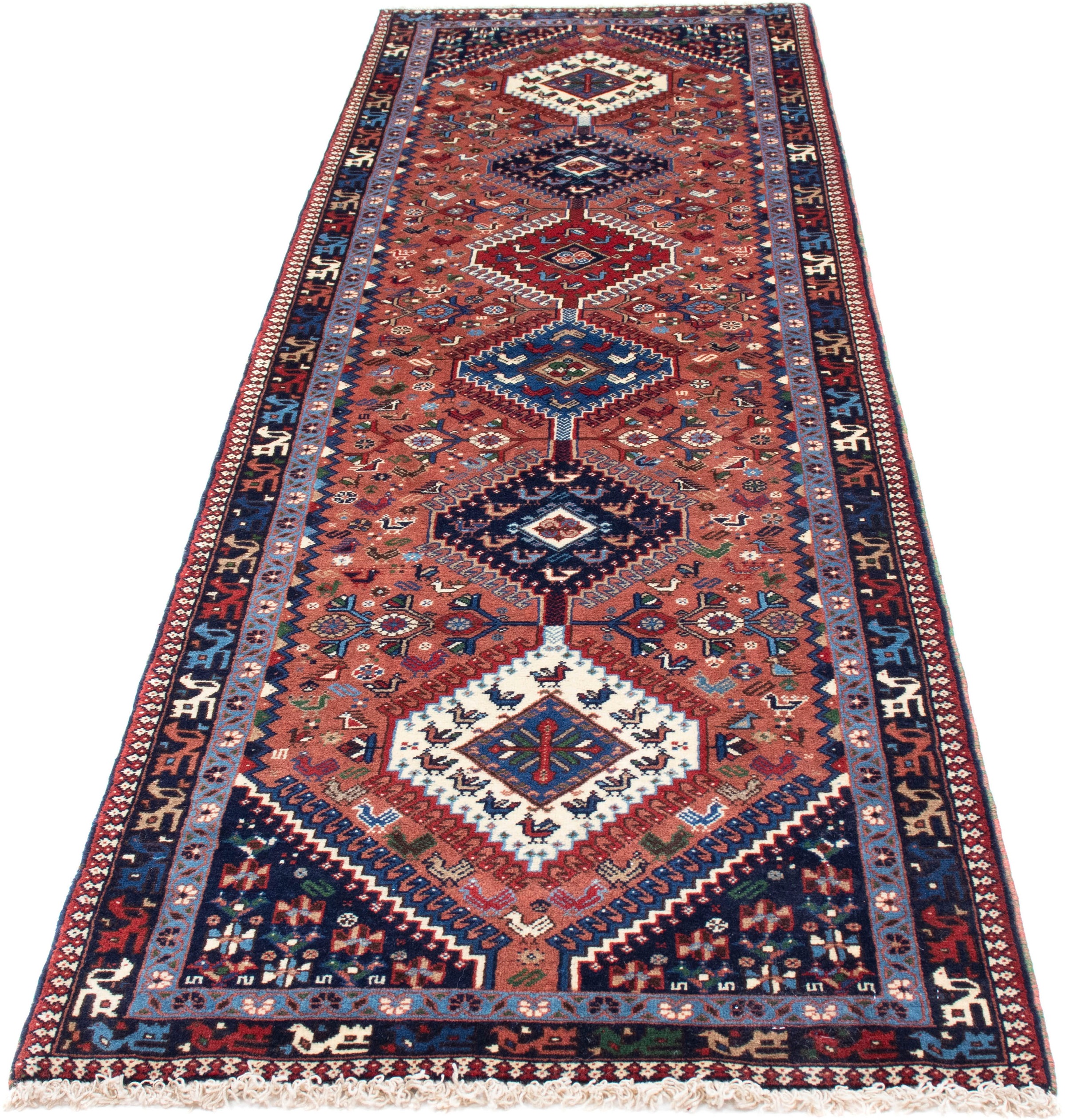 Image of morgenland Orientteppich »Perser - Nomadic - 294 x 81 cm - mehrfarbig«, rechteckig, 10 mm Höhe, Wohnzimmer, Handgeknüpft, Einzelstück mit Zertifikat bei Ackermann Versand Schweiz