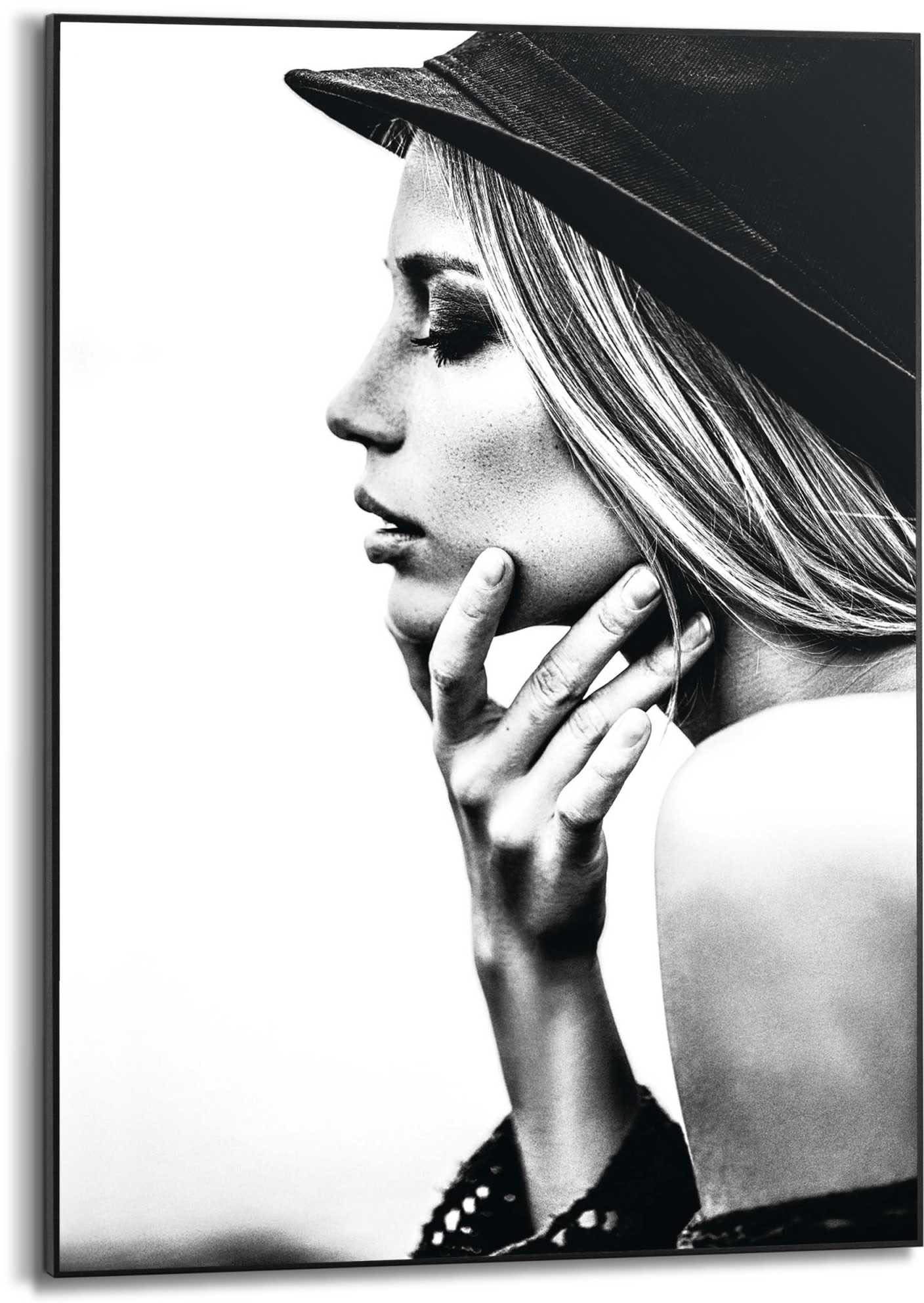 Reinders! Wandbild »Slim Frame Black 50x70 Female Profile« à bas prix | Kunstdrucke