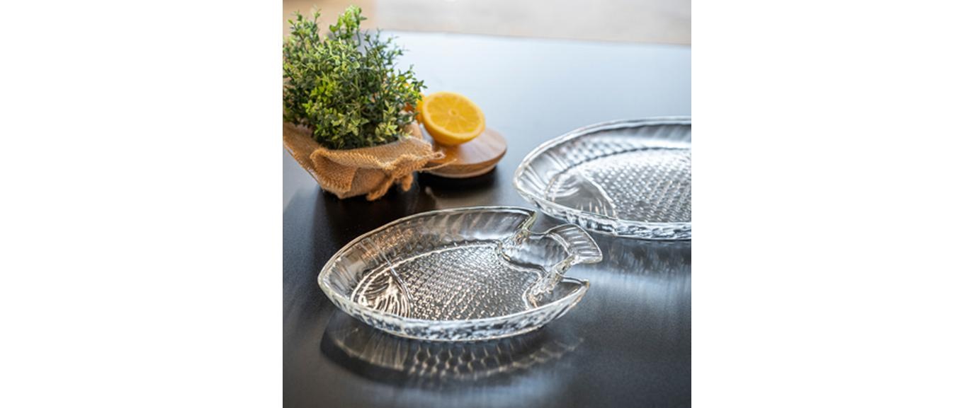 Glasi Hergiswil Servierplatte »Fischschale Capri, 300x220 mm«