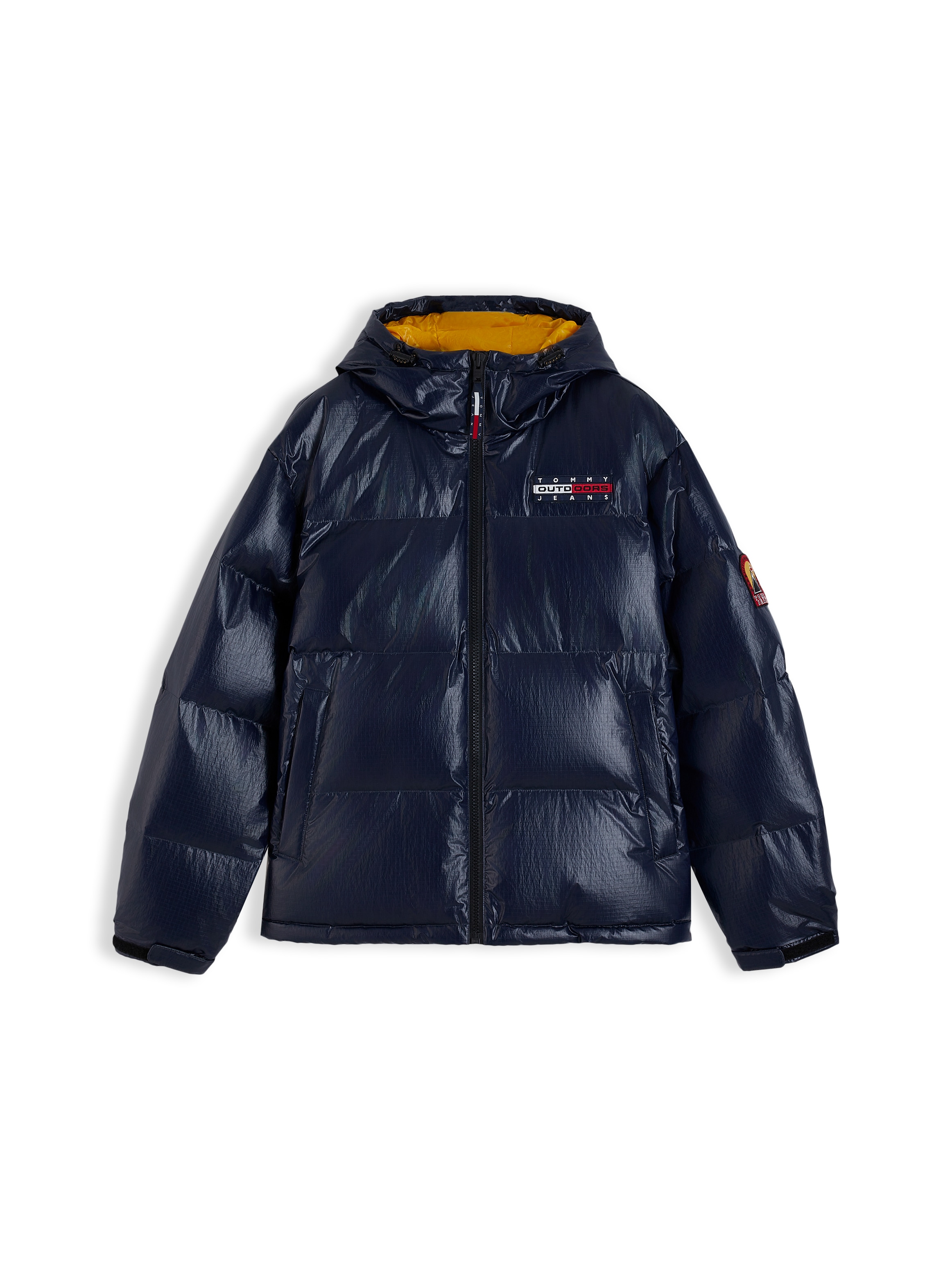 Tommy Jeans Daunenjacke »TJM ALASKA OUTDOORS DOWN« ohne Kapuze mit Daunenfüllung, leicht glänzende Oberfläche