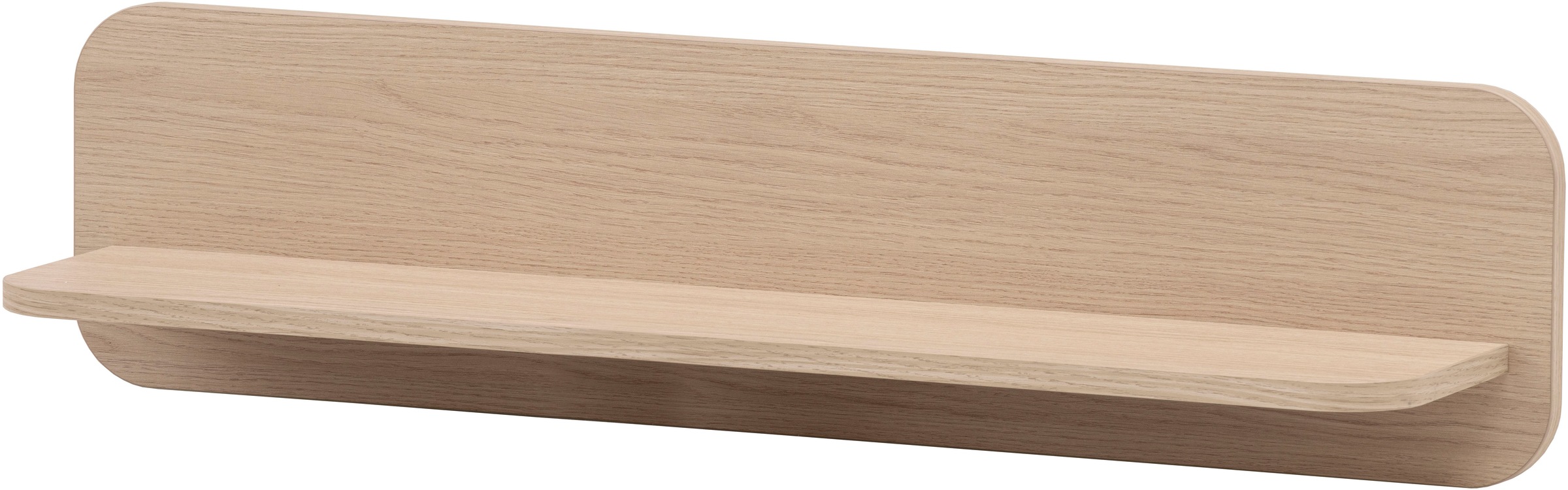 Home affaire Wandregal »Torsby, modernes Wandboard Wandhalter mit Ablagefläche, 90 cm breit« vielseitig einsetzbares Hängeregal, abgerundete Ecken