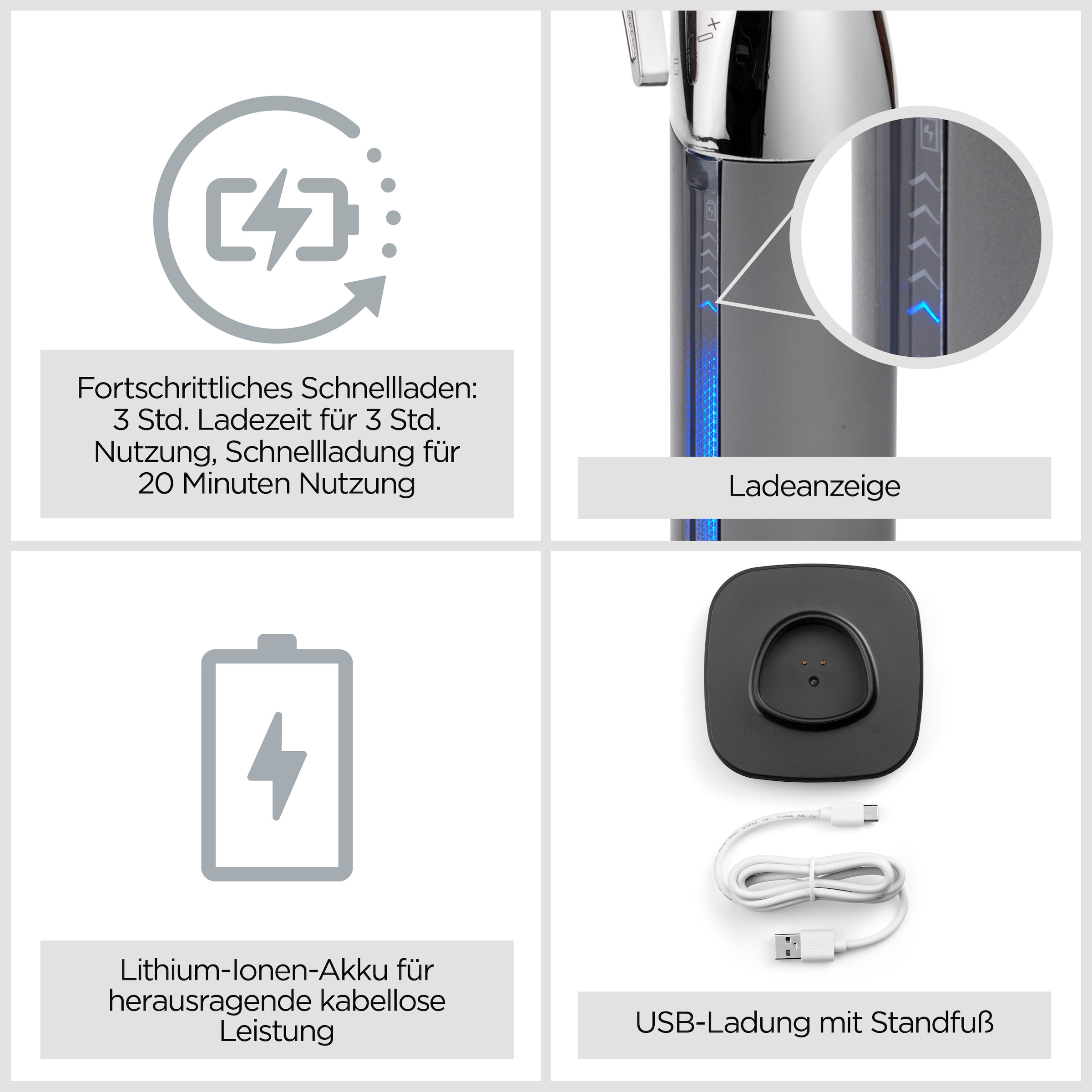 BaByliss Haarschneider »BaByliss Super X-Metal Haarschneider professionell, E996E« 4 Aufsätze Haarschneidemaschinen Set mit 10 Aufsätzen und 50 Schnittlängen