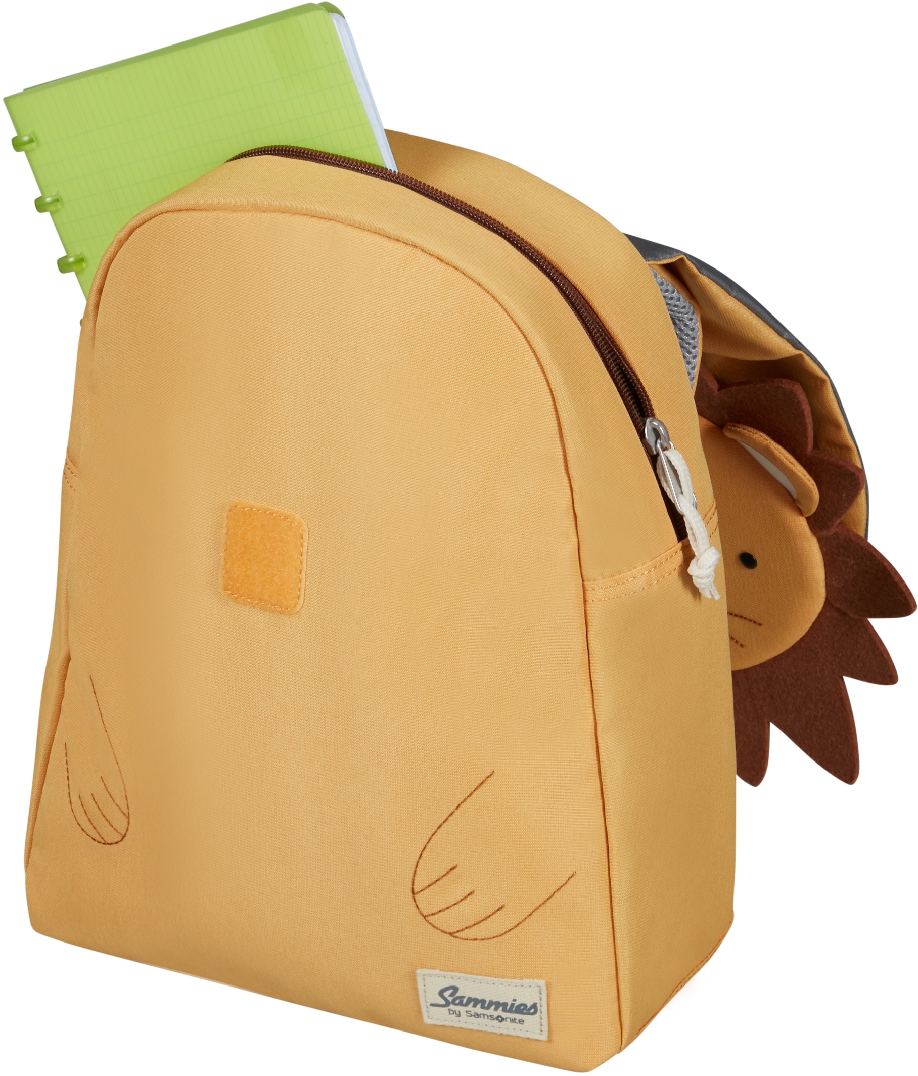 Samsonite Kinderrucksack »Happy Sammies ECO, S+, Lion Lester«, reflektierende Details, Kindergartenrucksack Kinderfreizeitrucksack Kinder-Backpack