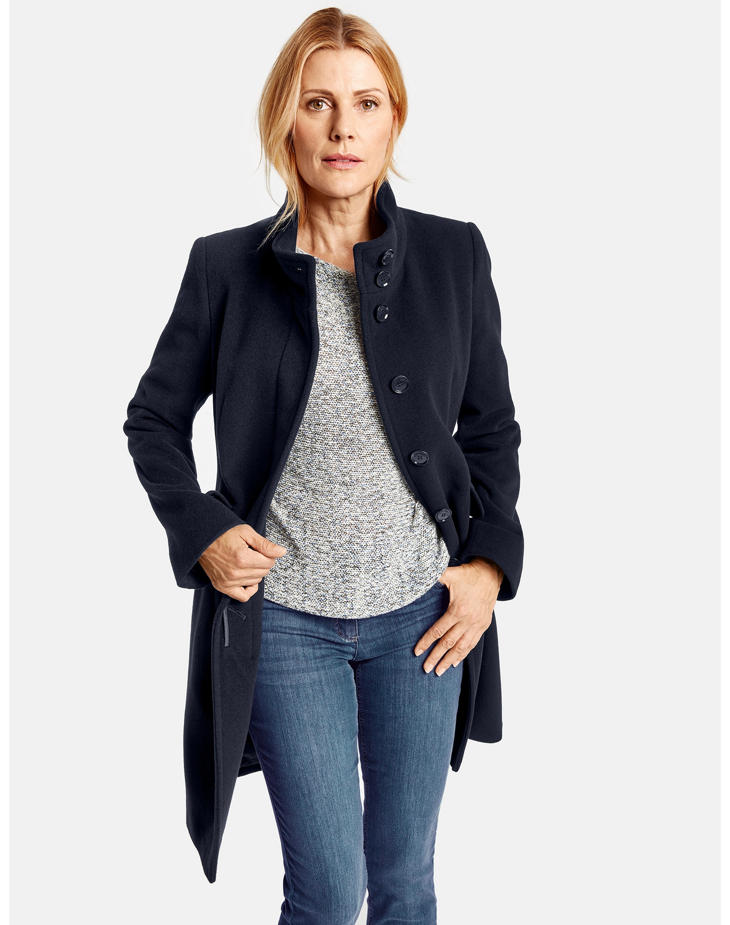 Mantel Wolle »Kurzmantel mit Wolle und Kaschmir«