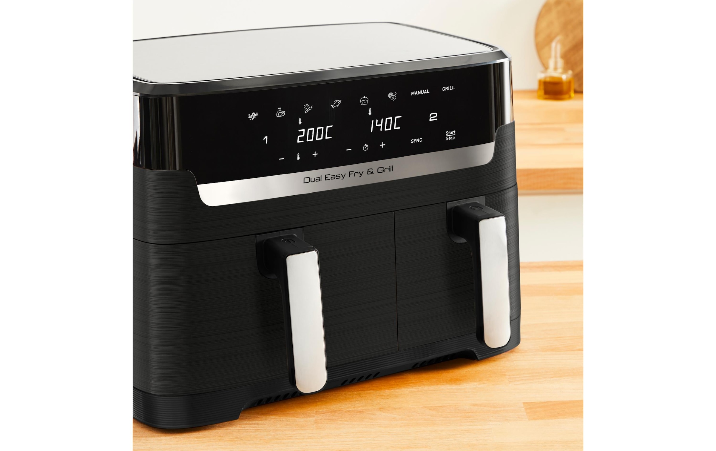 Tefal Heissluftfritteuse »Dual Easy Fry & Grill EY905N«, 2280 W