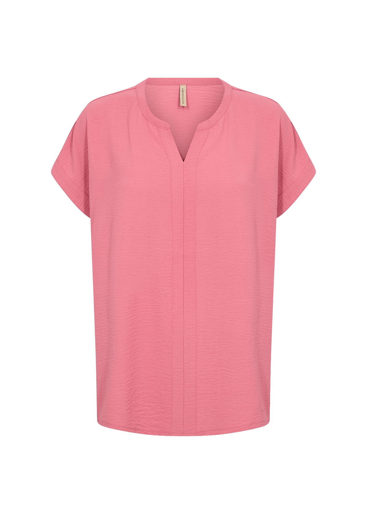 soyaconcept Chemisier à chemise »SC-CATH 1« coupe normale, avec encolure en V, en fibre synthétique facile d'entretien