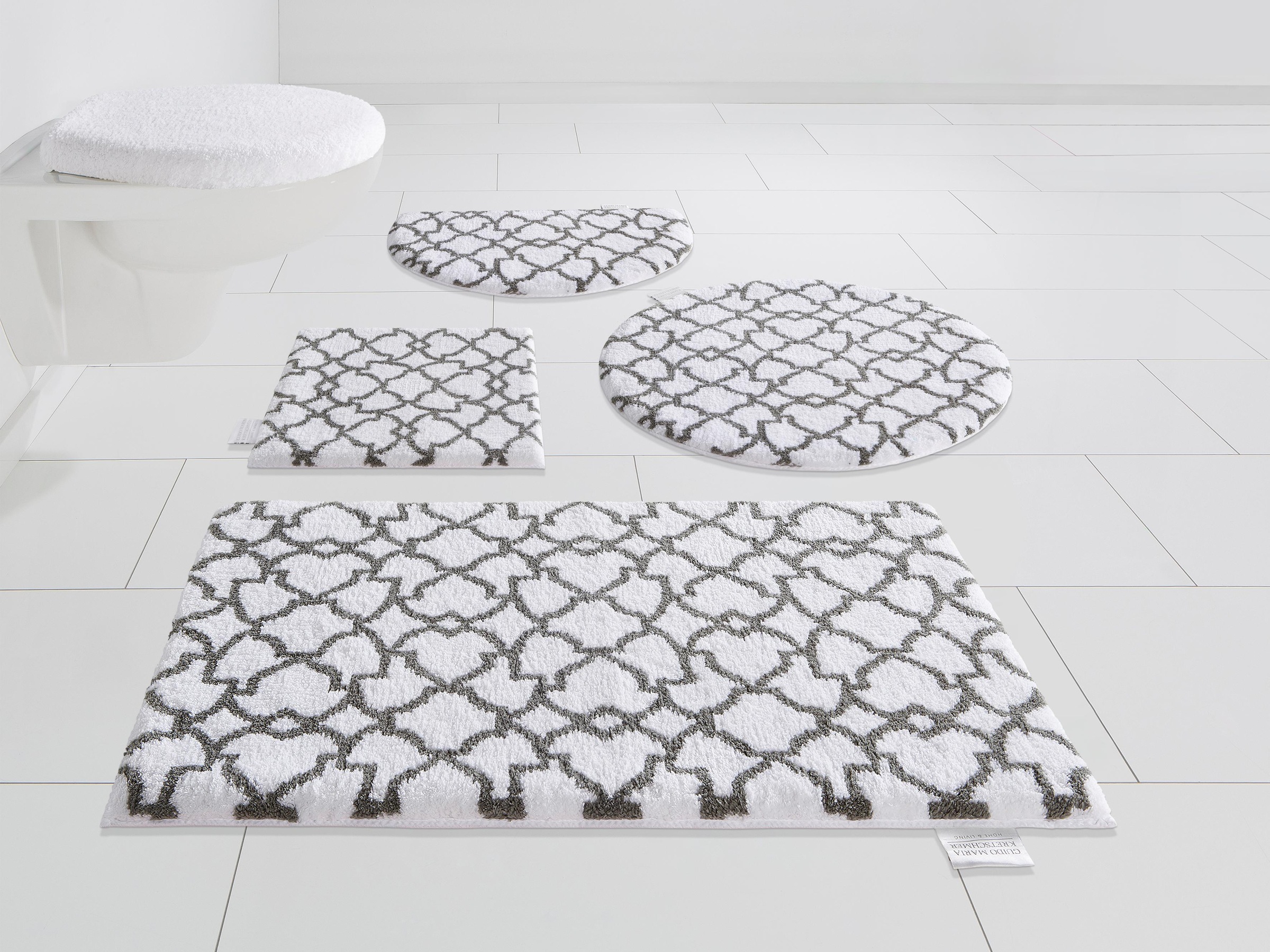 Guido Maria Kretschmer Home&Living Tapis de bain »Birdal« Höhe 15 mm Badteppich, auch als 3 tlg. Set erhältlich