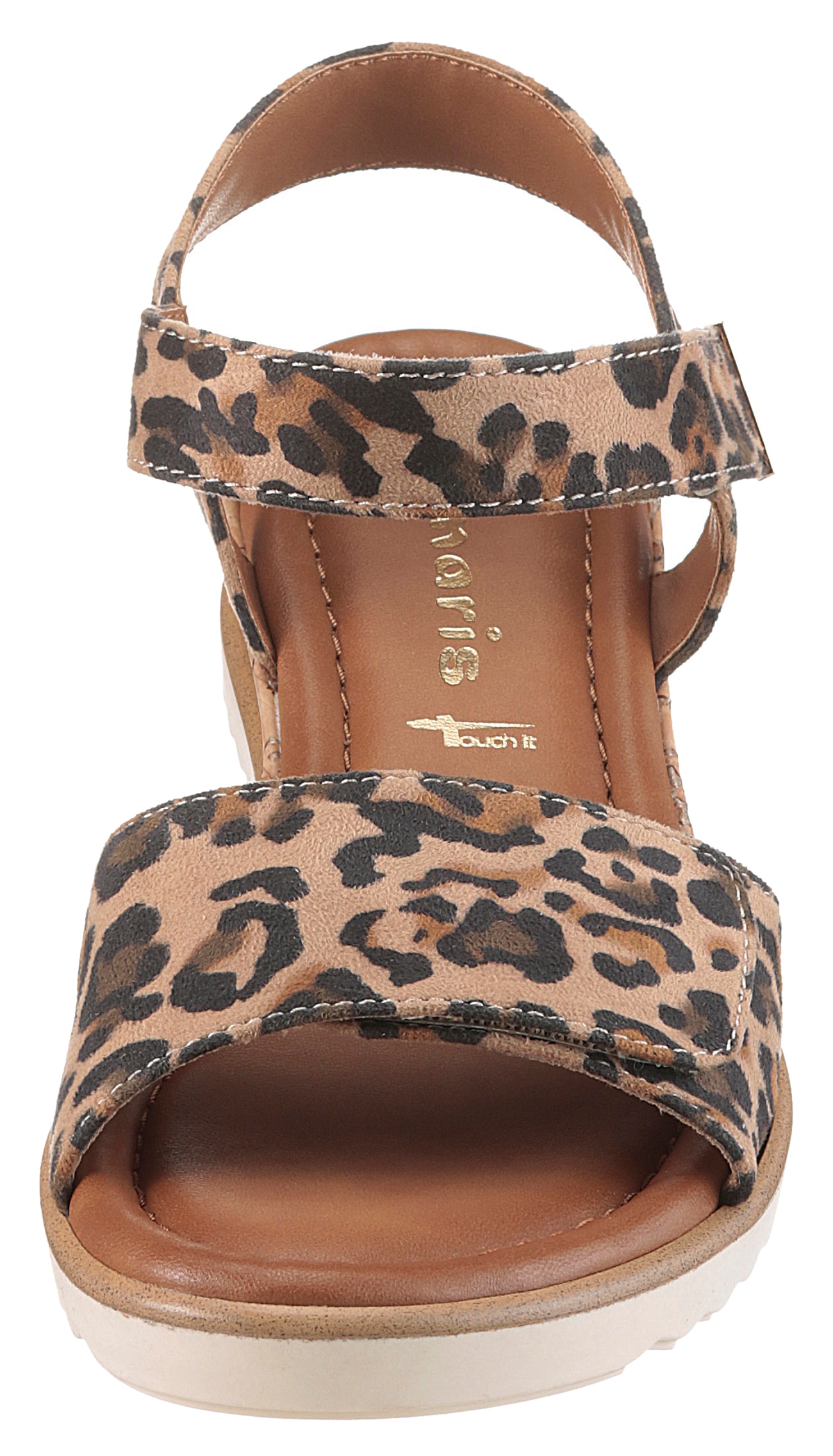 Tamaris Sandales compensées  , Riemchensandale, Sommerschuh in veganer Verarbeitung