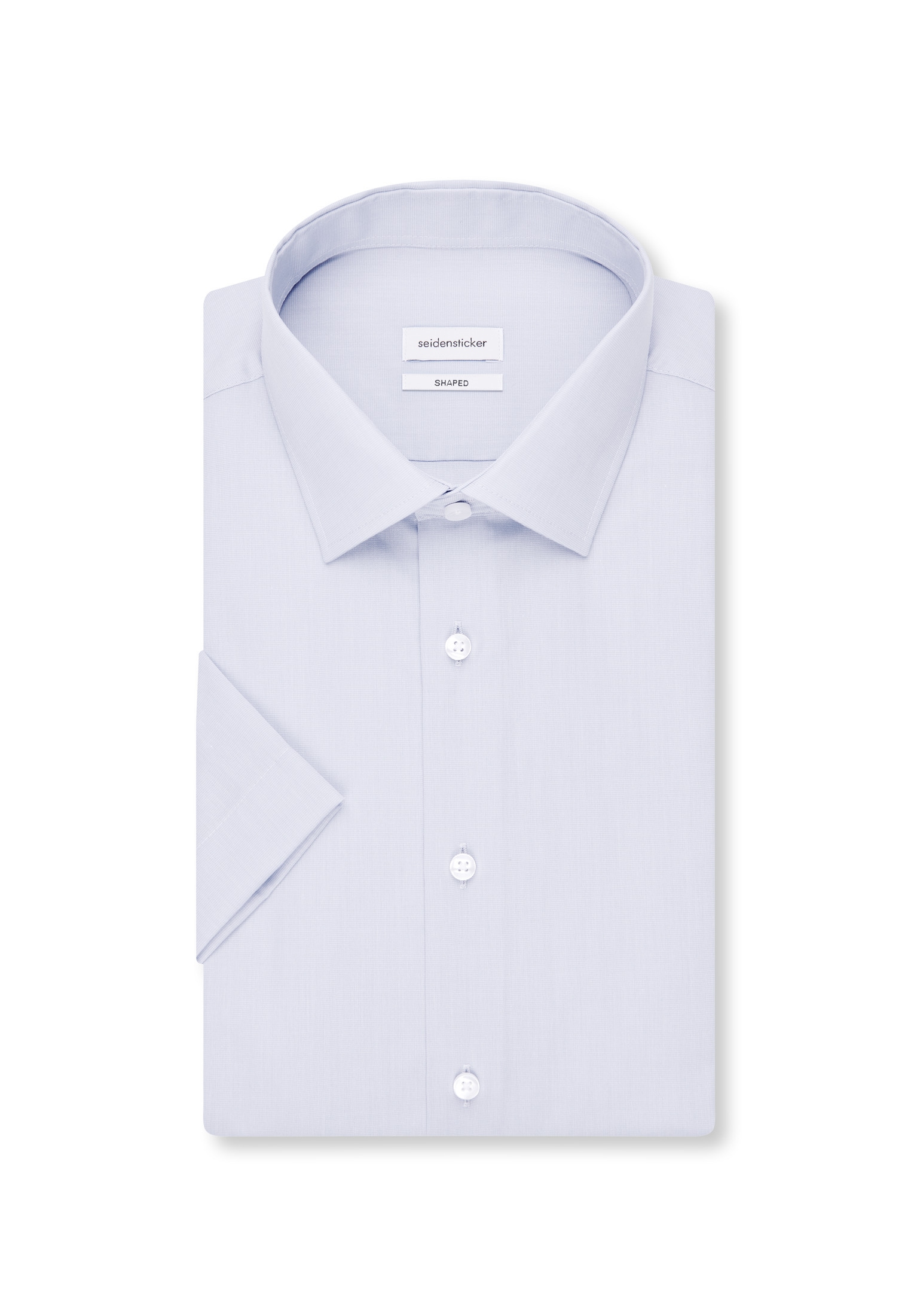 seidensticker Businesshemd »Shaped« Shaped 1/2 Kentkragen Uni