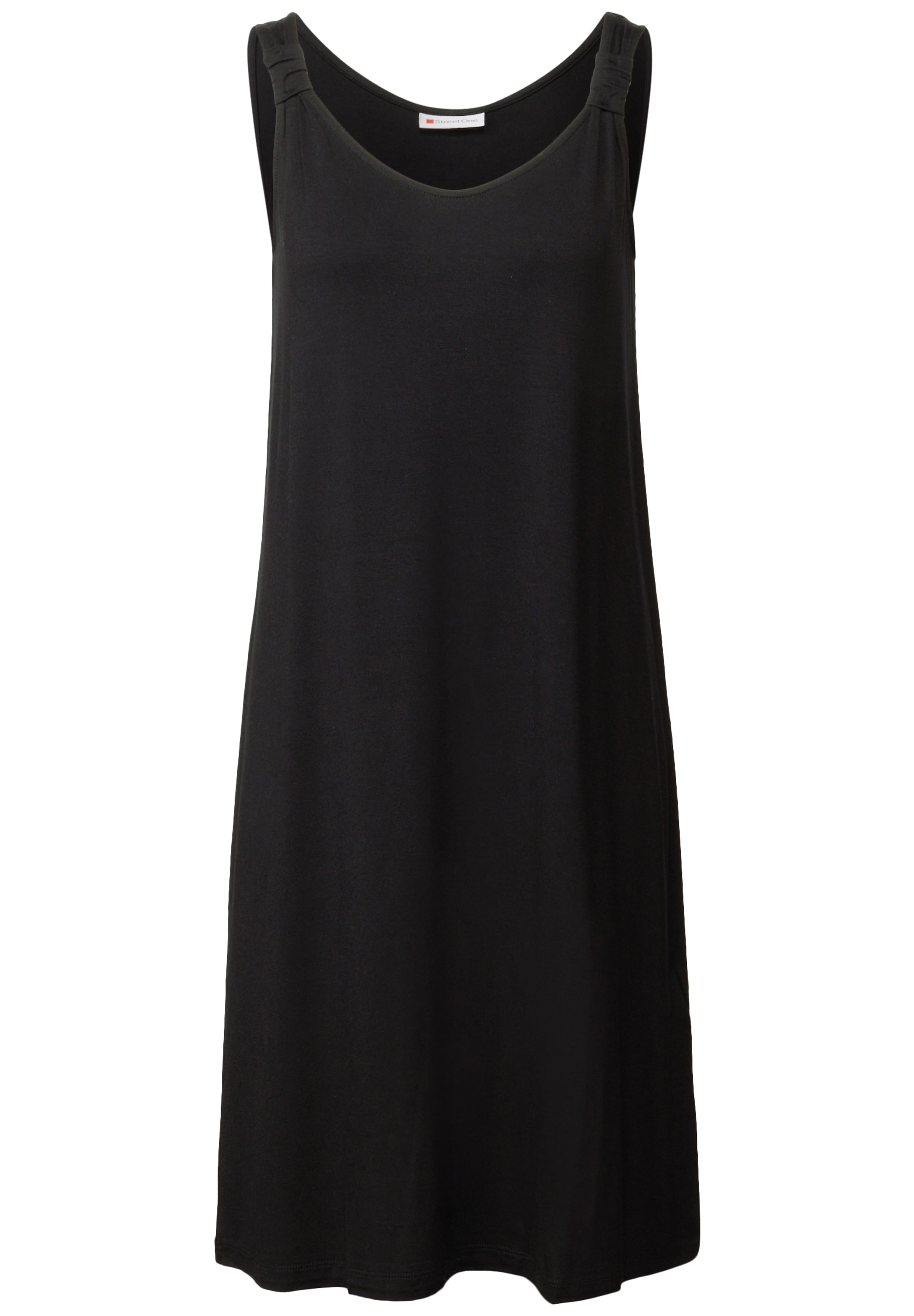 STREET ONE Shirtkleid, Sommerkleid mit Knotendetail, ärmellos