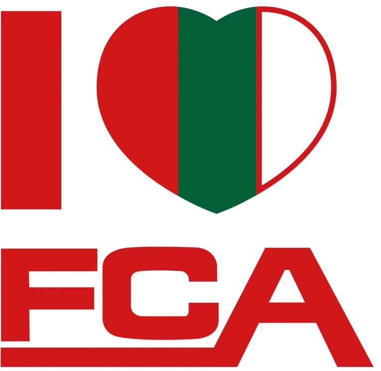 Image of Wall-Art Wandtattoo »FC Augsburg I love FCA«, (1 St.) bei Ackermann Versand Schweiz