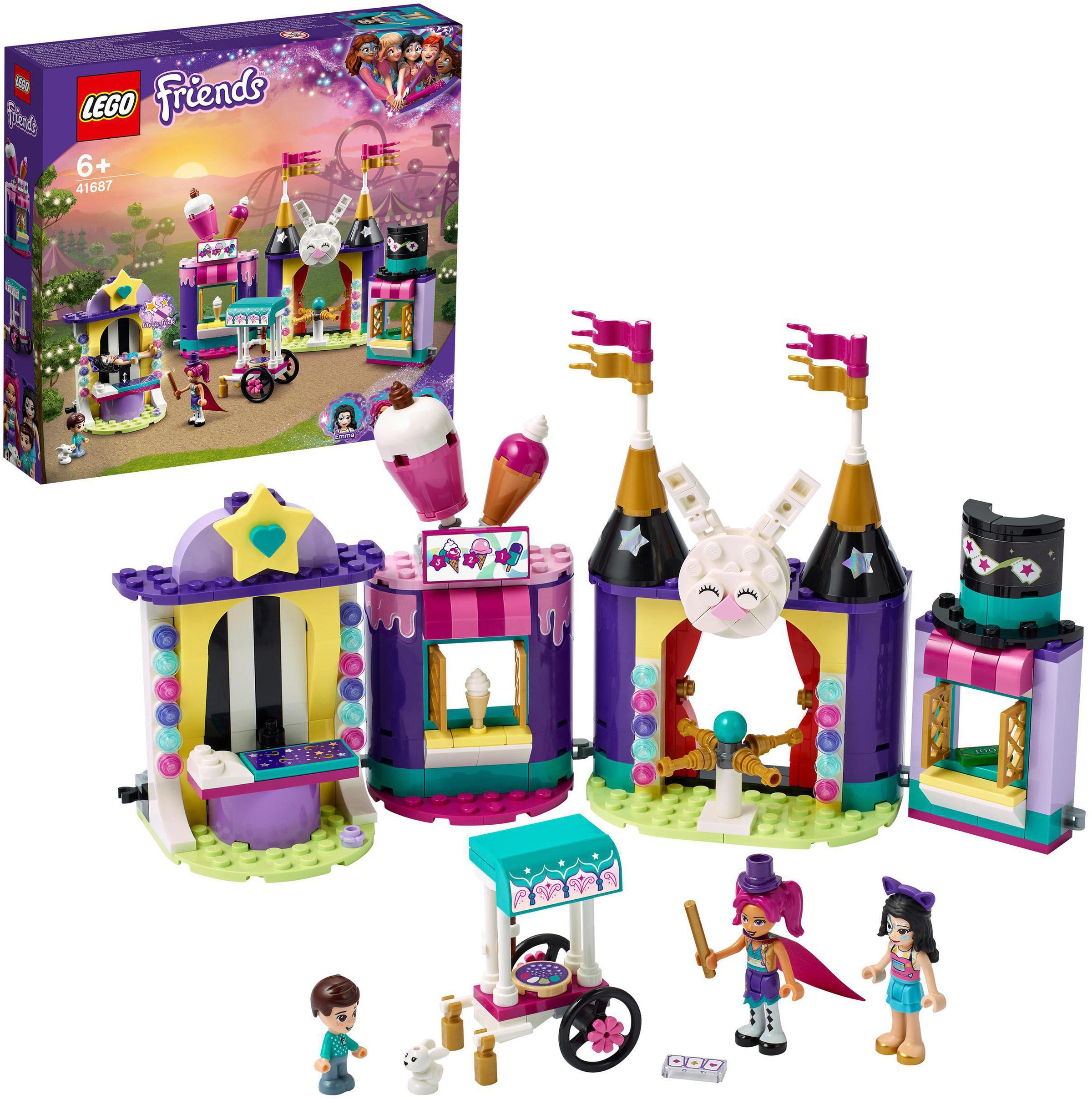 Image of LEGO® Konstruktionsspielsteine »Magische Jahrmarktbuden (41687), LEGO® Friends«, (361 St.), Made in Europe bei Ackermann Versand Schweiz