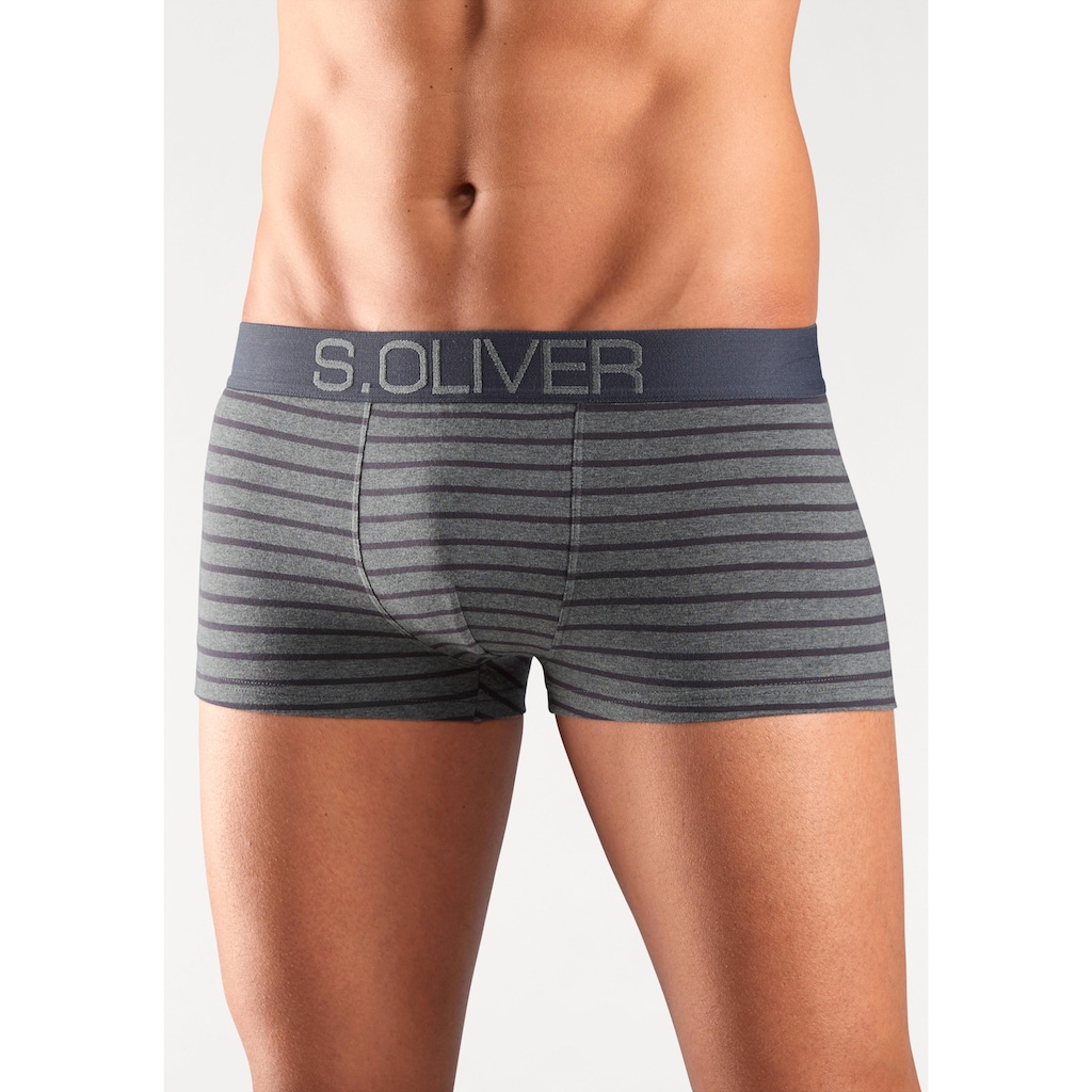 s.Oliver Boxershorts, (Packung, 4 St.)