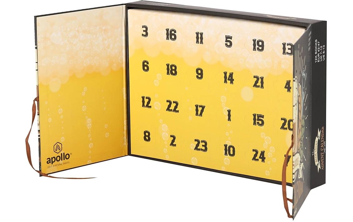   Calendrier de l'Avent »Adventskalender Socken Bier, Männer, 42-47«