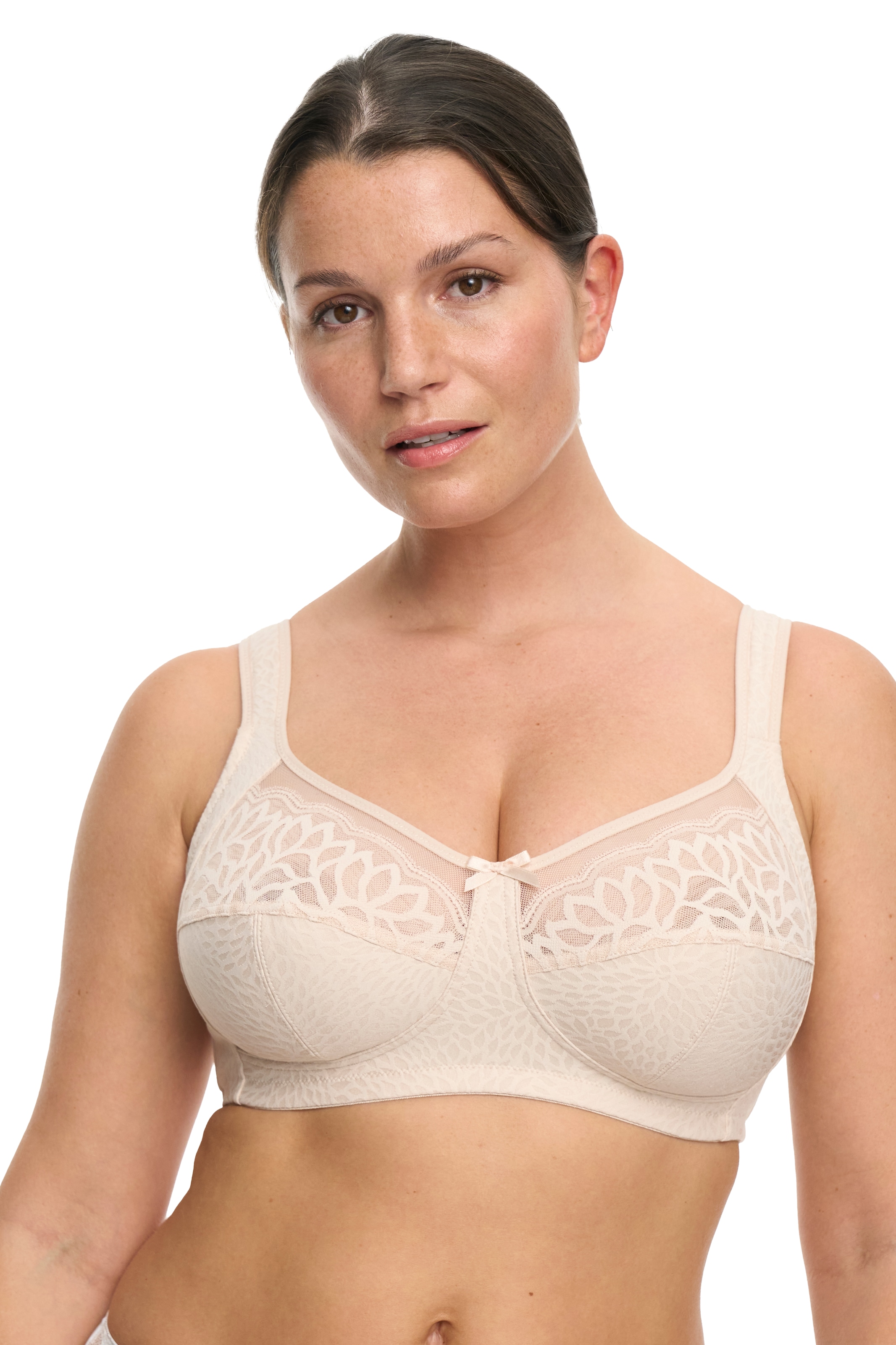 Susa Bügelloser BH »Classic«, Spitze, genähte Cups, Jacquard-Muster, elastisch, Komfortträger