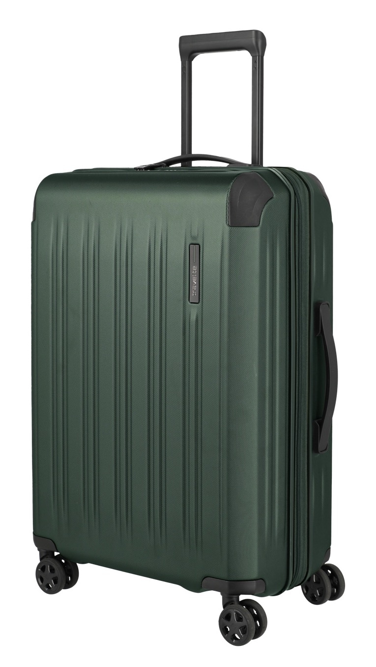 travelite Kit trolley »DYNAMIIC 3-teilig Hartschale« coque rigide ABS et extension de volume