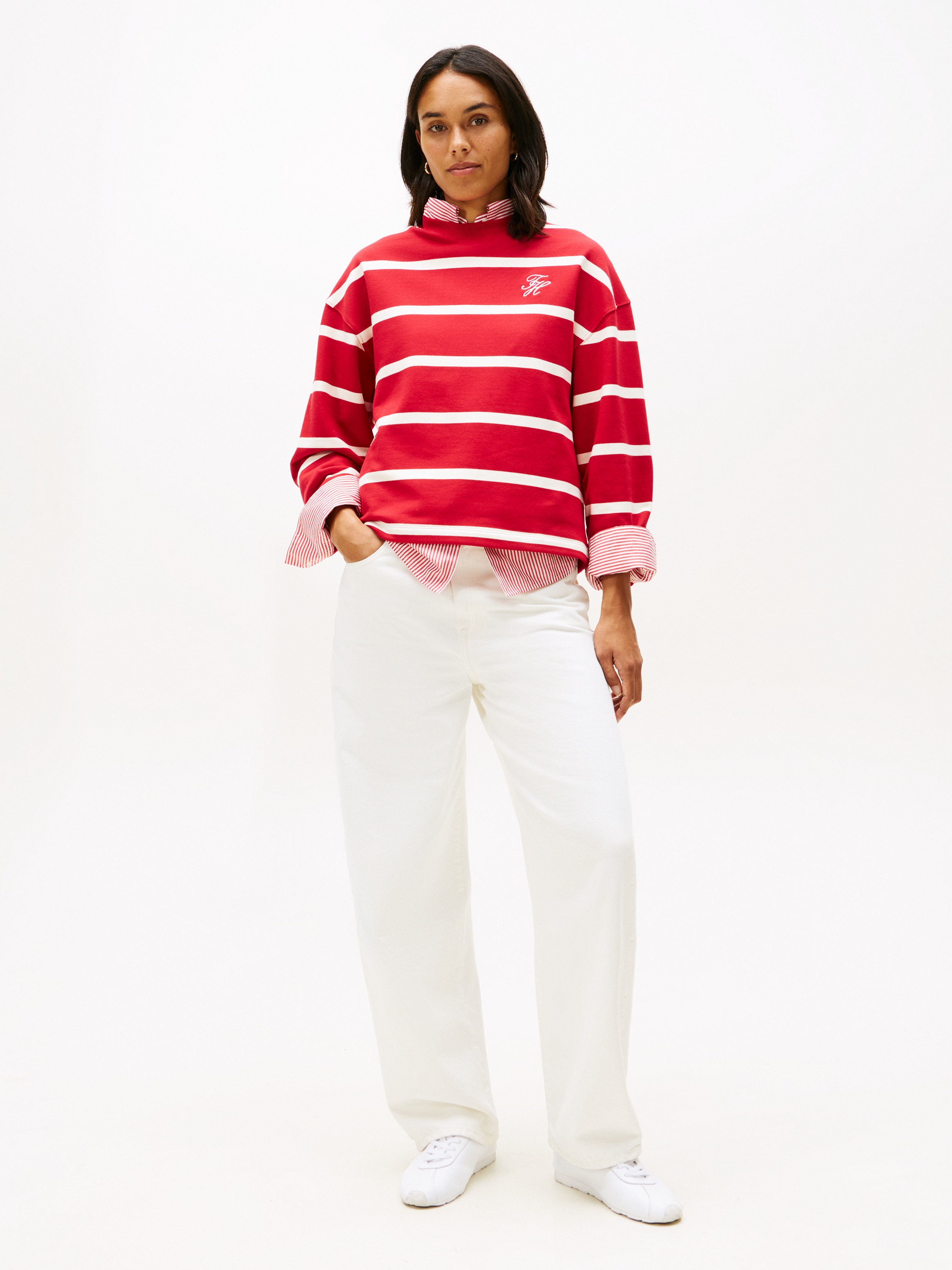 Tommy Hilfiger Sweatshirt »TH SCRIPT MDRN TERRY SWTSHRT«
