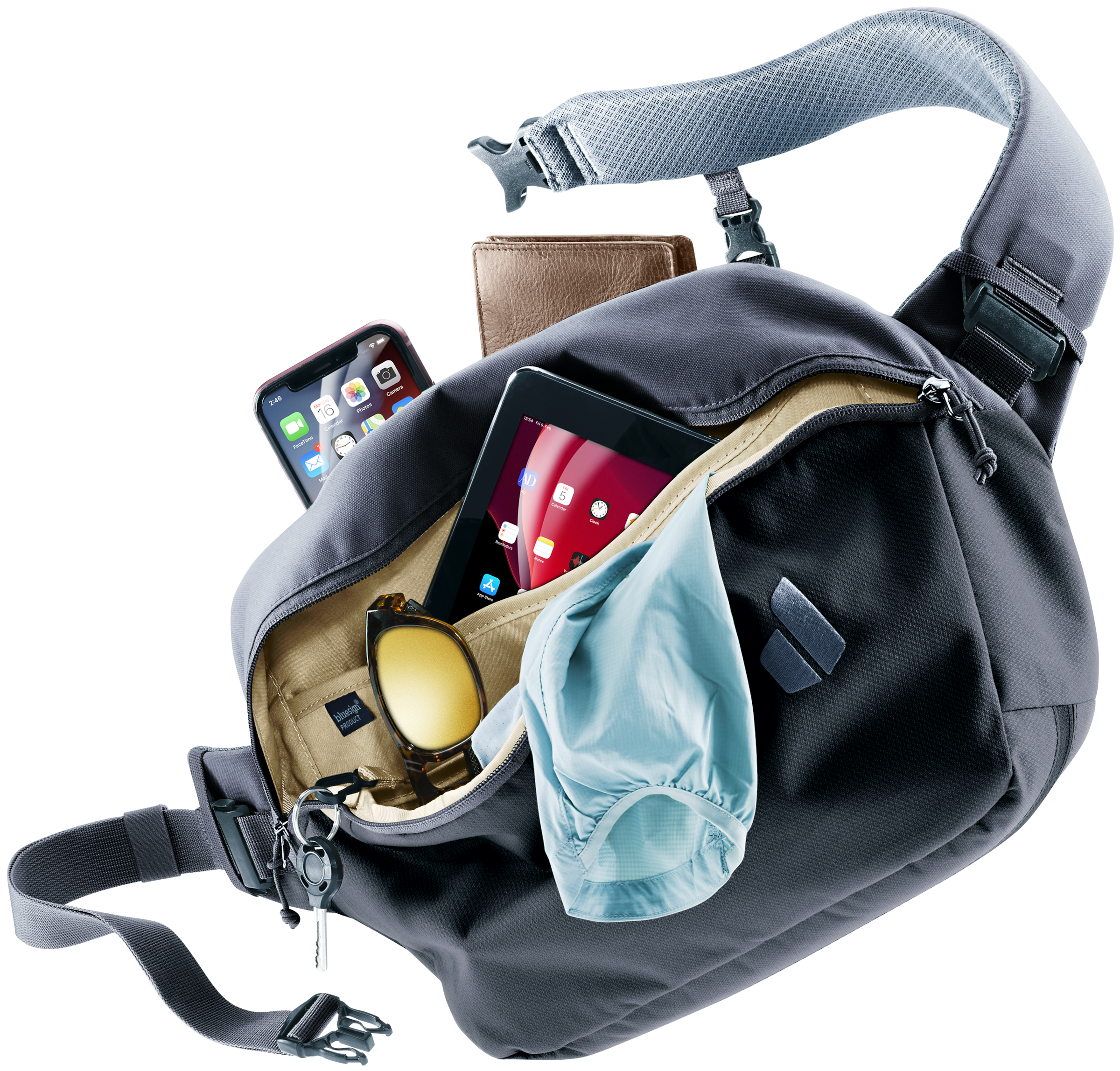 deuter Schultertasche »STROOF 8 L« sportlicher Stil, beidseitig tragbar, aus Polyester