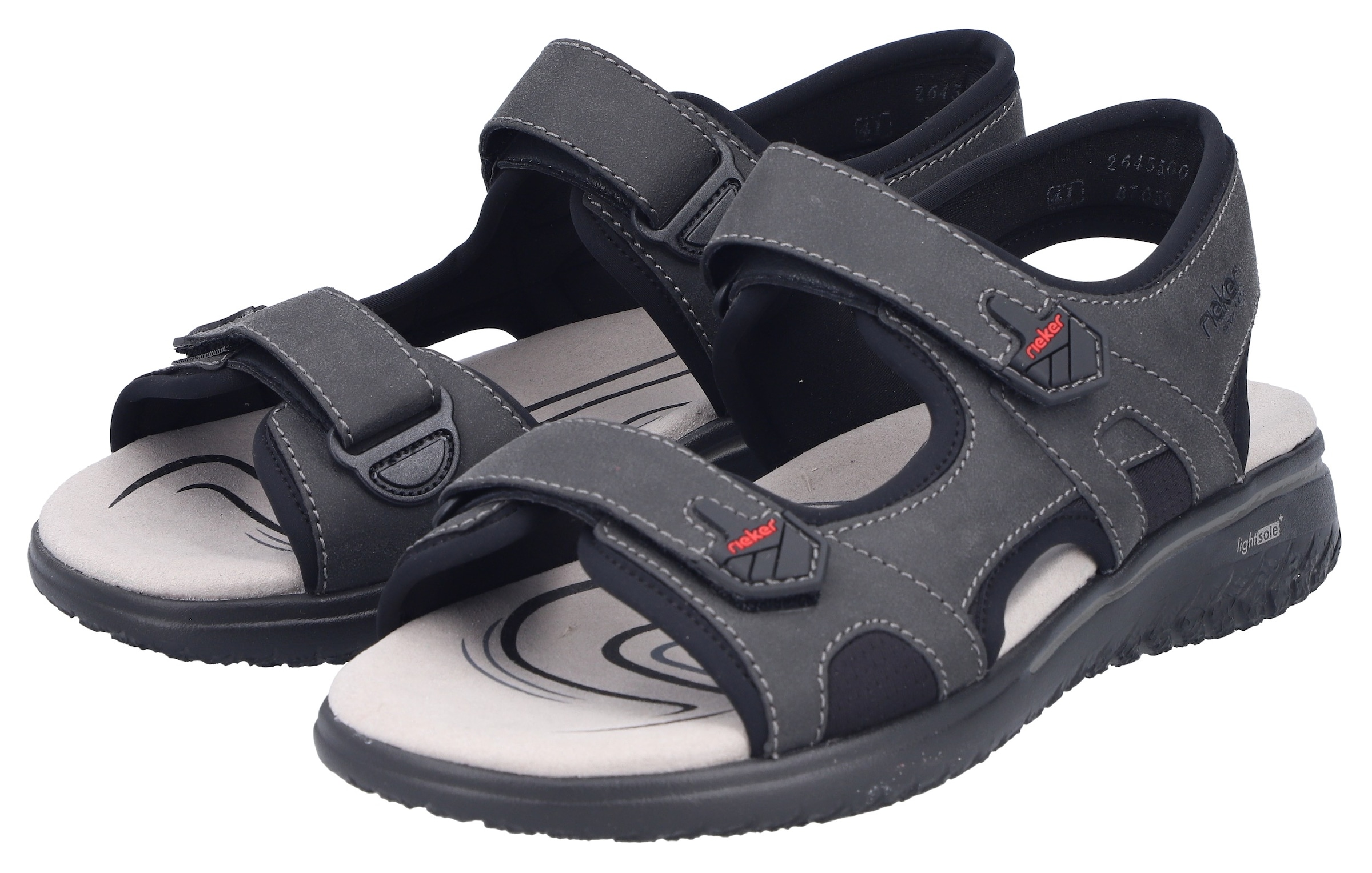 Rieker Sandale  Chaussure d'été, chaussure velcro, sandale outdoor avec brides velcro