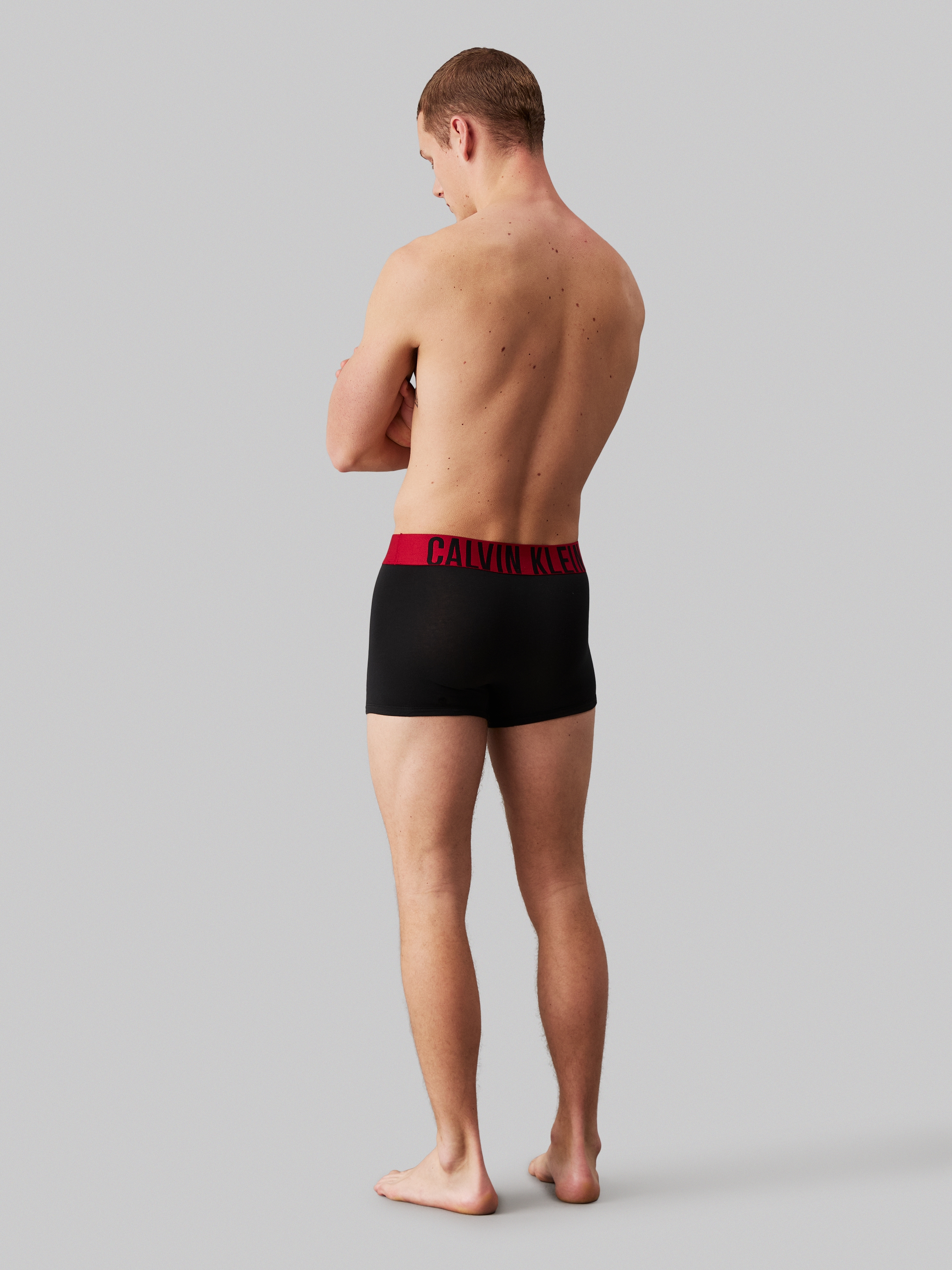 Calvin Klein Underwear Trunk »TRUNK 3PK«, (Packung, 3 St., 3er), mit Logo-Elastikbund