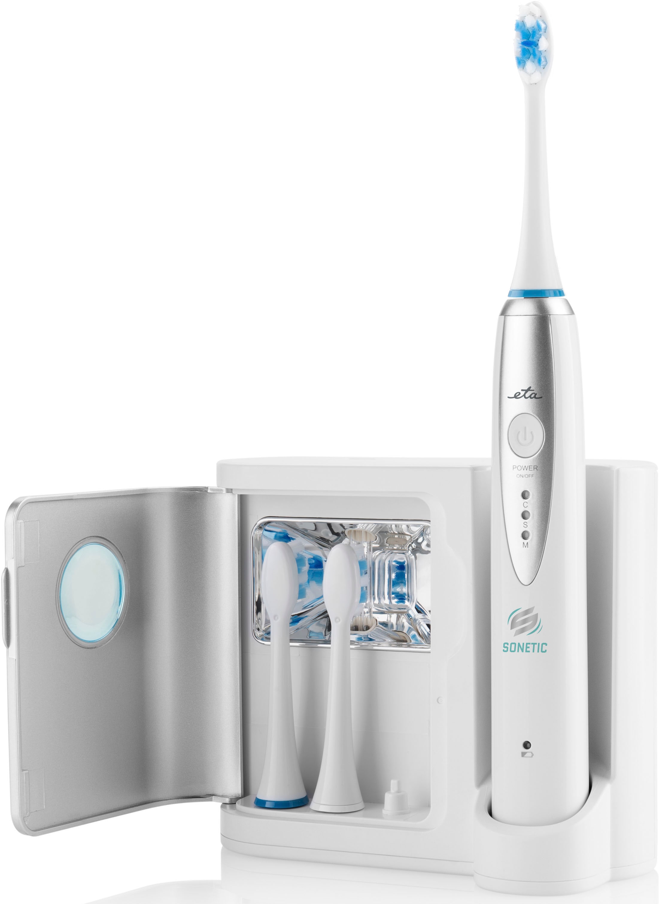 eta Brosse à dents sonique »SONETIC ETA170790000« 3 cuis Aufsteckbürsten UV-Technolgie