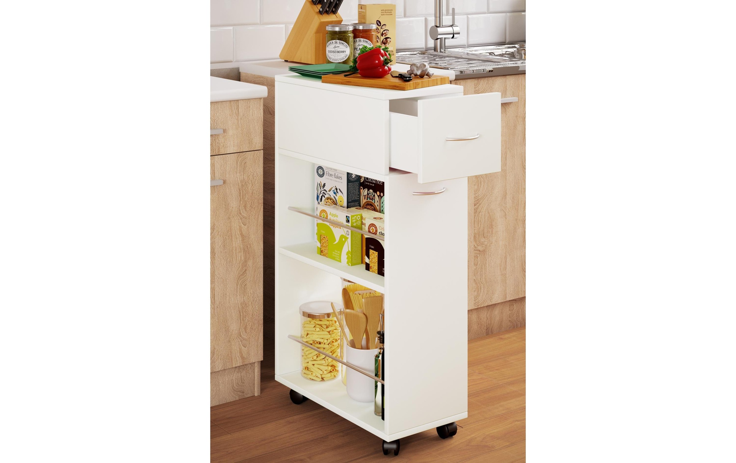 VCM Chariot de cuisine »Tusal mit Schublade 25 x 85 x 50 cm«