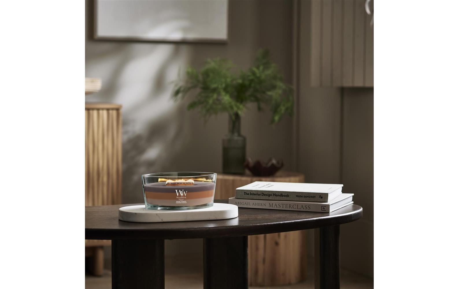 Image of Woodwick Duftkerze "Radiant Cashmere Trilogy Ellipse"