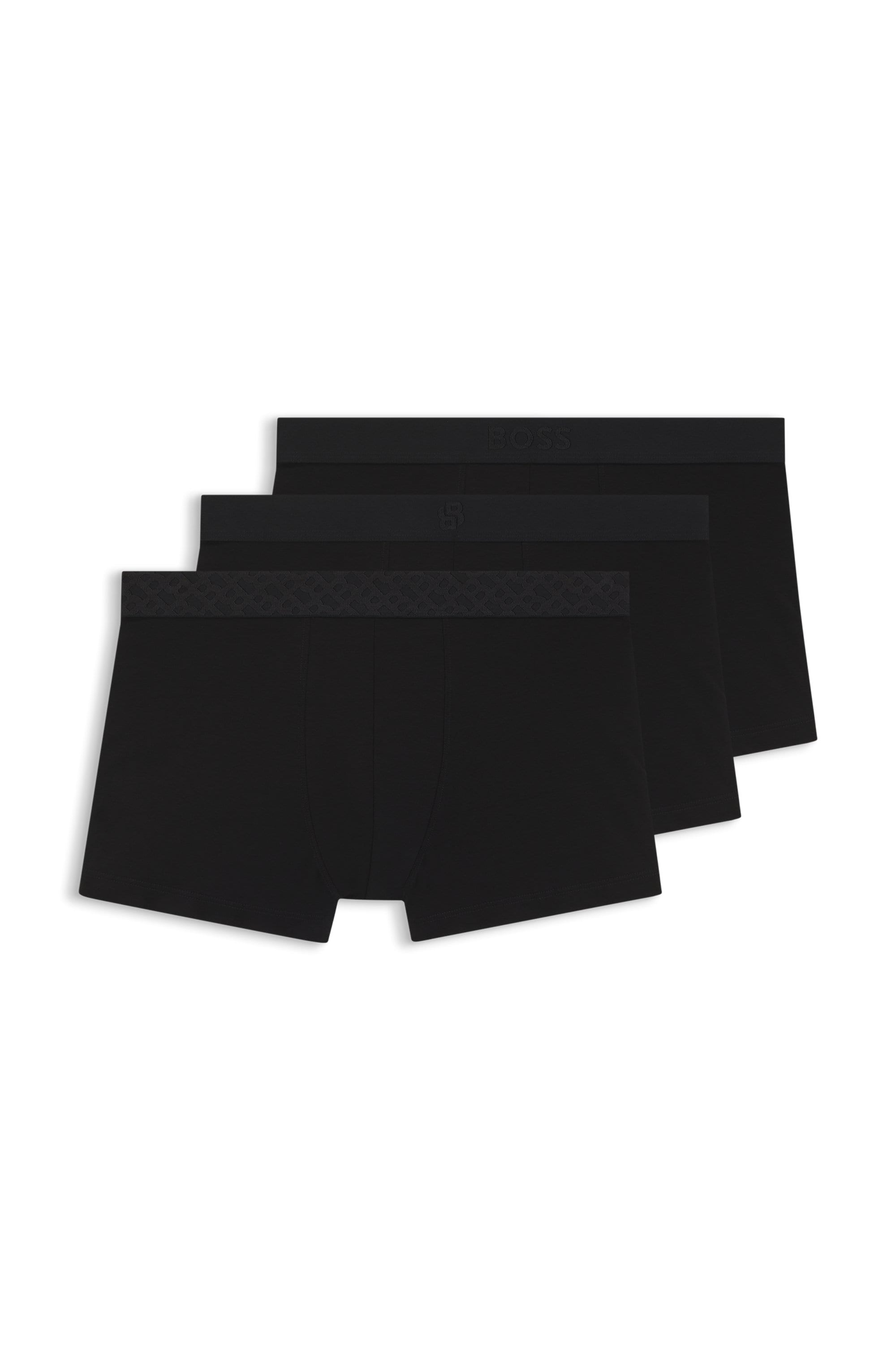 BOSS Tronc »3P Logo Trio« 3 cuis Neuheit, enganliegend, kurzes Bein