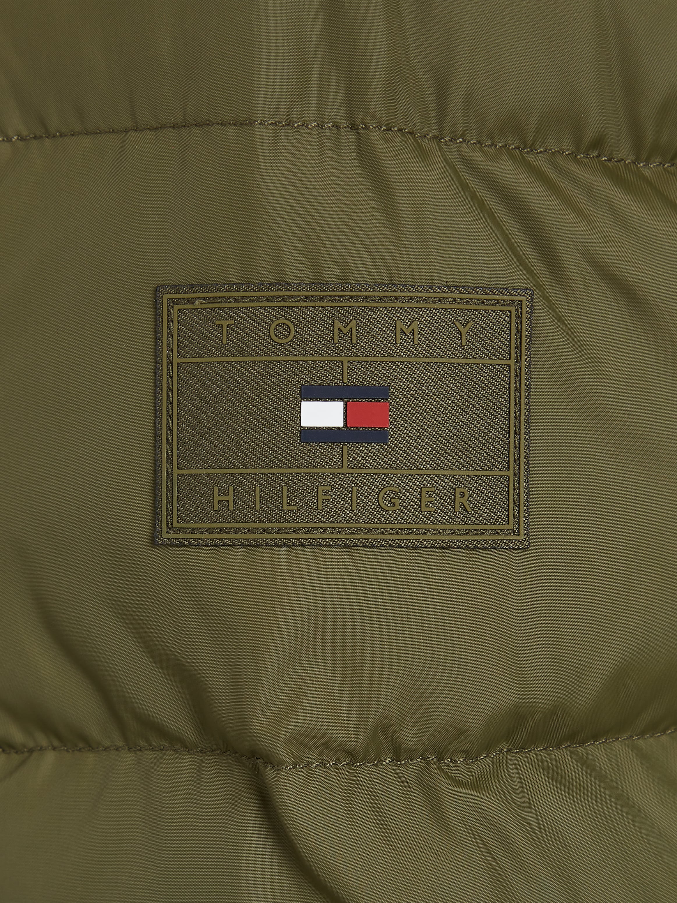 Tommy Hilfiger Steppjacke »ESSENTIAL JACKET«, mit Kapuze, mit Logo-Patch