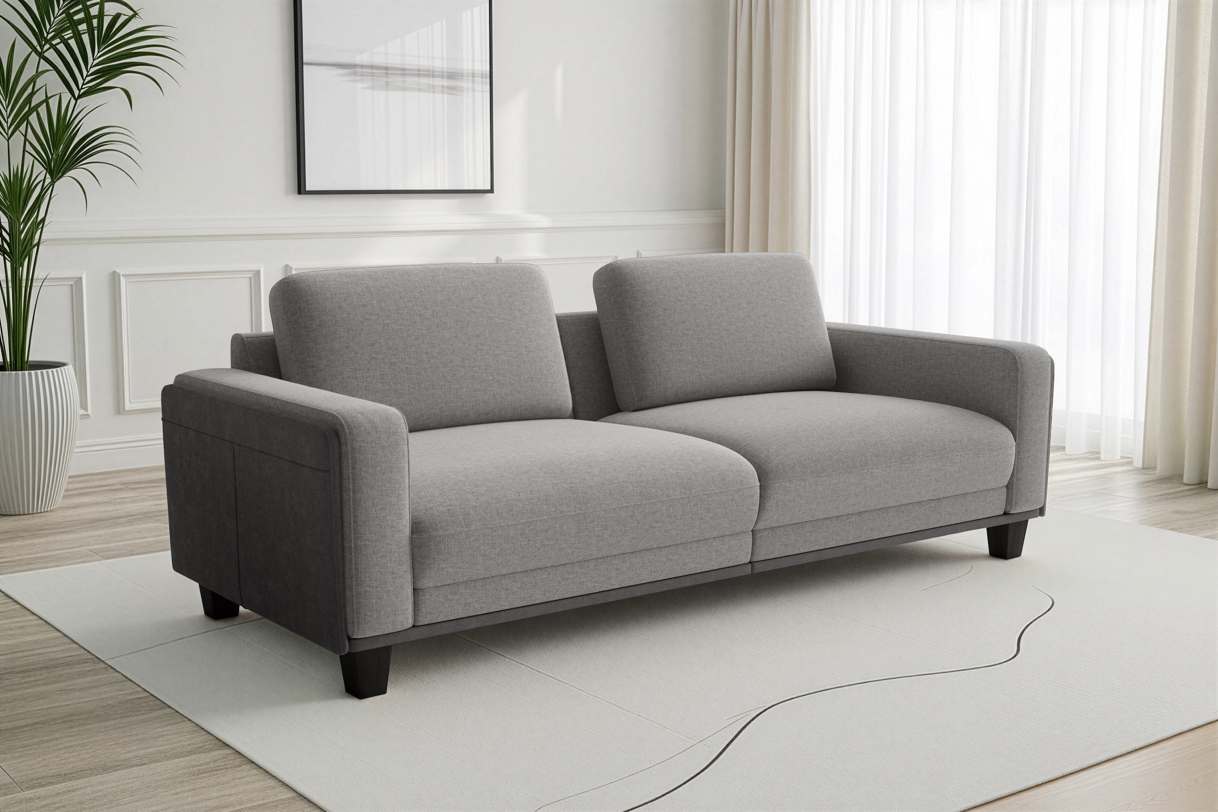 sit&more Big-Sofa »Concept« Modernes Sofa in drei Fussfarben zur Auswahl