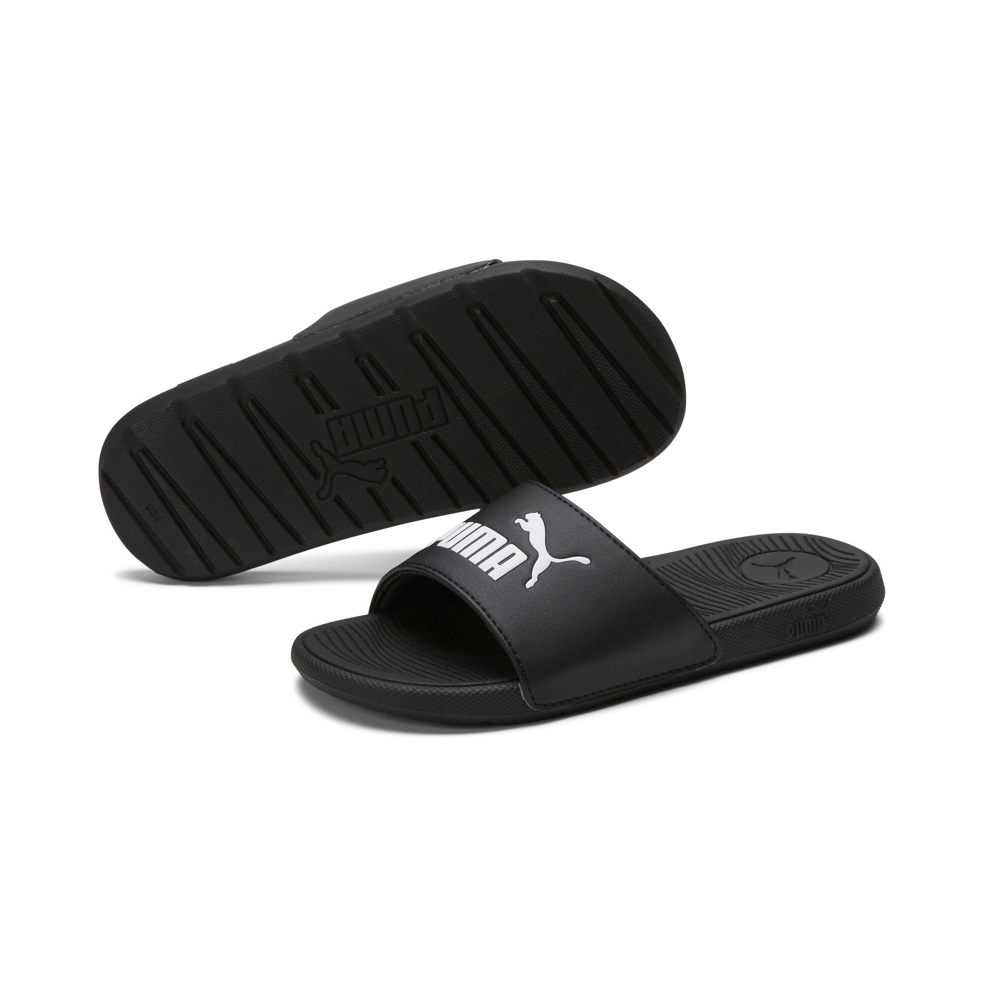 Image of PUMA Badesandale "COOL CAT 2.0 JR" für Jugendliche, leicht profiliertes Laufsohlenprofil