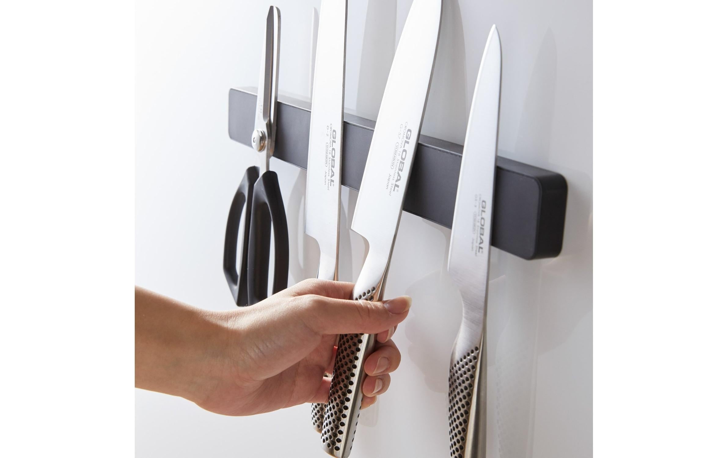 Yamazaki Barre murale magnétique pour couteaux »Magnetschiene Tower 35 x 1,7 x 4 cm« Magnetischer Messerhalter