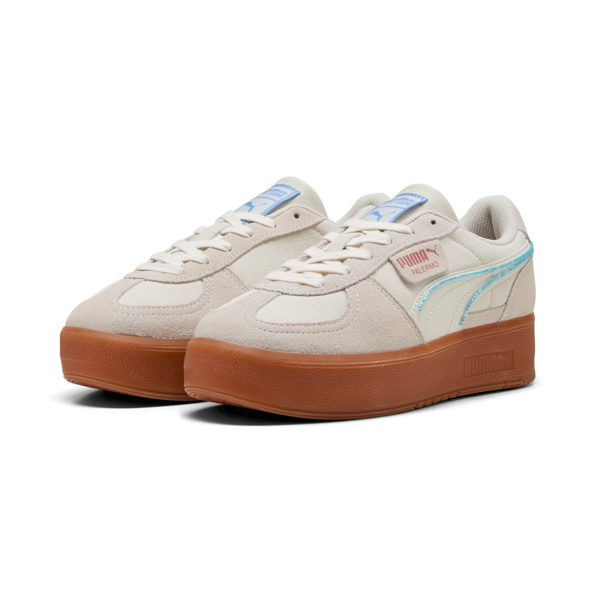 Image of PUMA Sneaker "PALERMO ELEVATA GENTLE MELD WNS" für Alltag und Streetwear, mit herausnehmbarer Innensohle