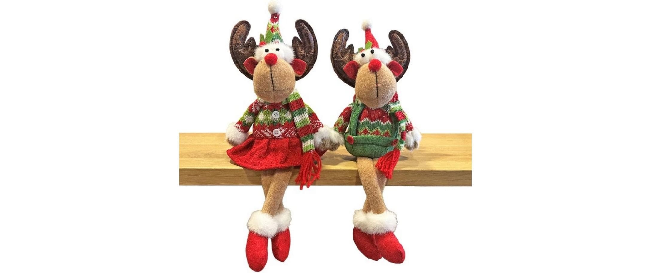 Image of Weihnachtsfigur "Dameco Rentier 2-er Set"