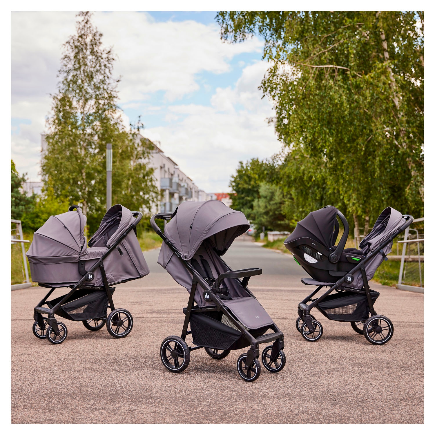 Hauck Kinder-Buggy »Shop N Care Trio Set« inkl. Babyschale, Babywanne und Adapter