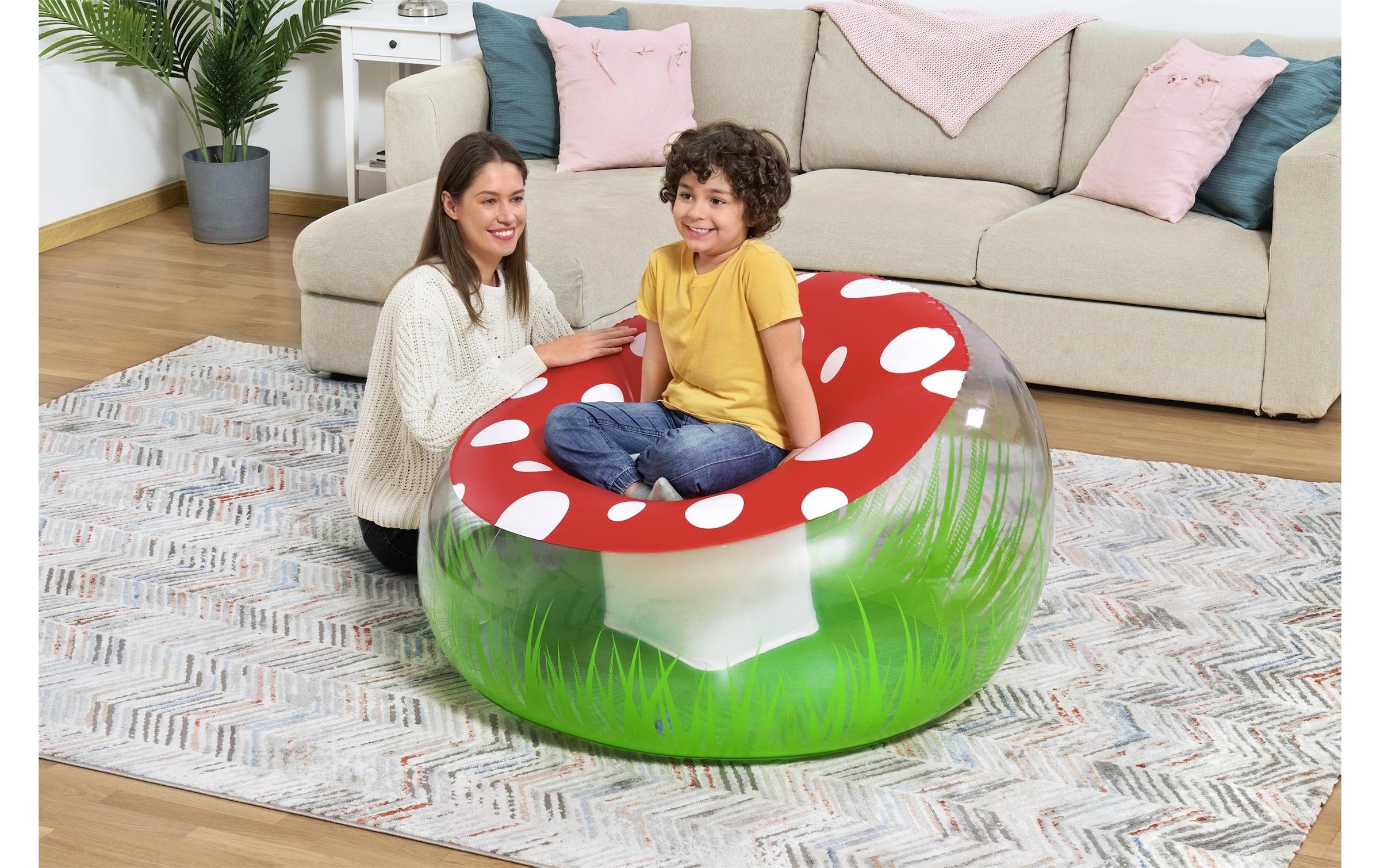 Bestway Luftsessel »Fliegenpilz 112 x 112 cm«