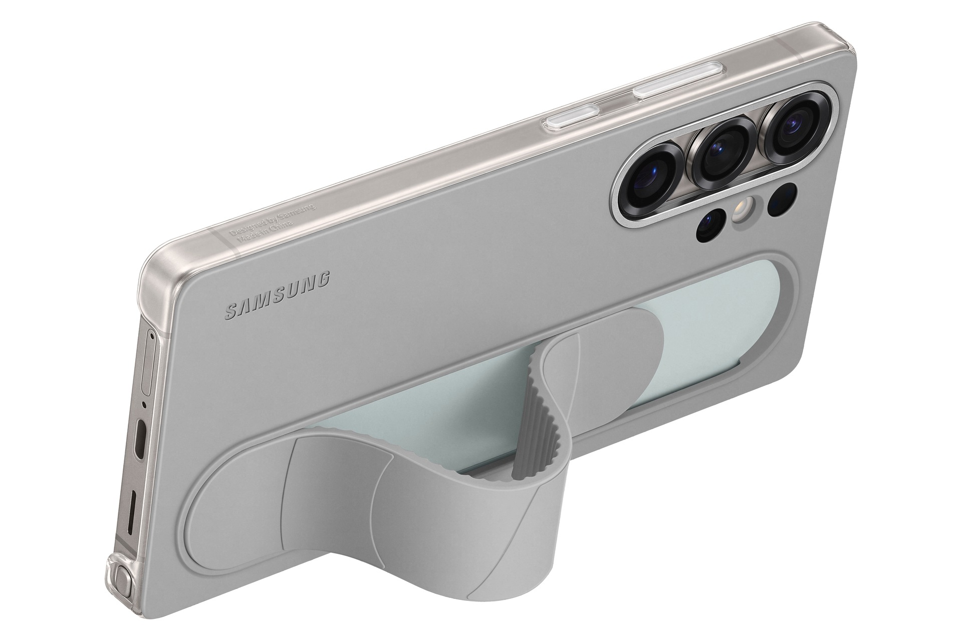 Samsung Handyhülle »Standing Grip Case für Samsung Galaxy S25 Ultra«, Backcover, Schutzhülle, Handyschutzhülle, Case, Schutzcase, stossfest