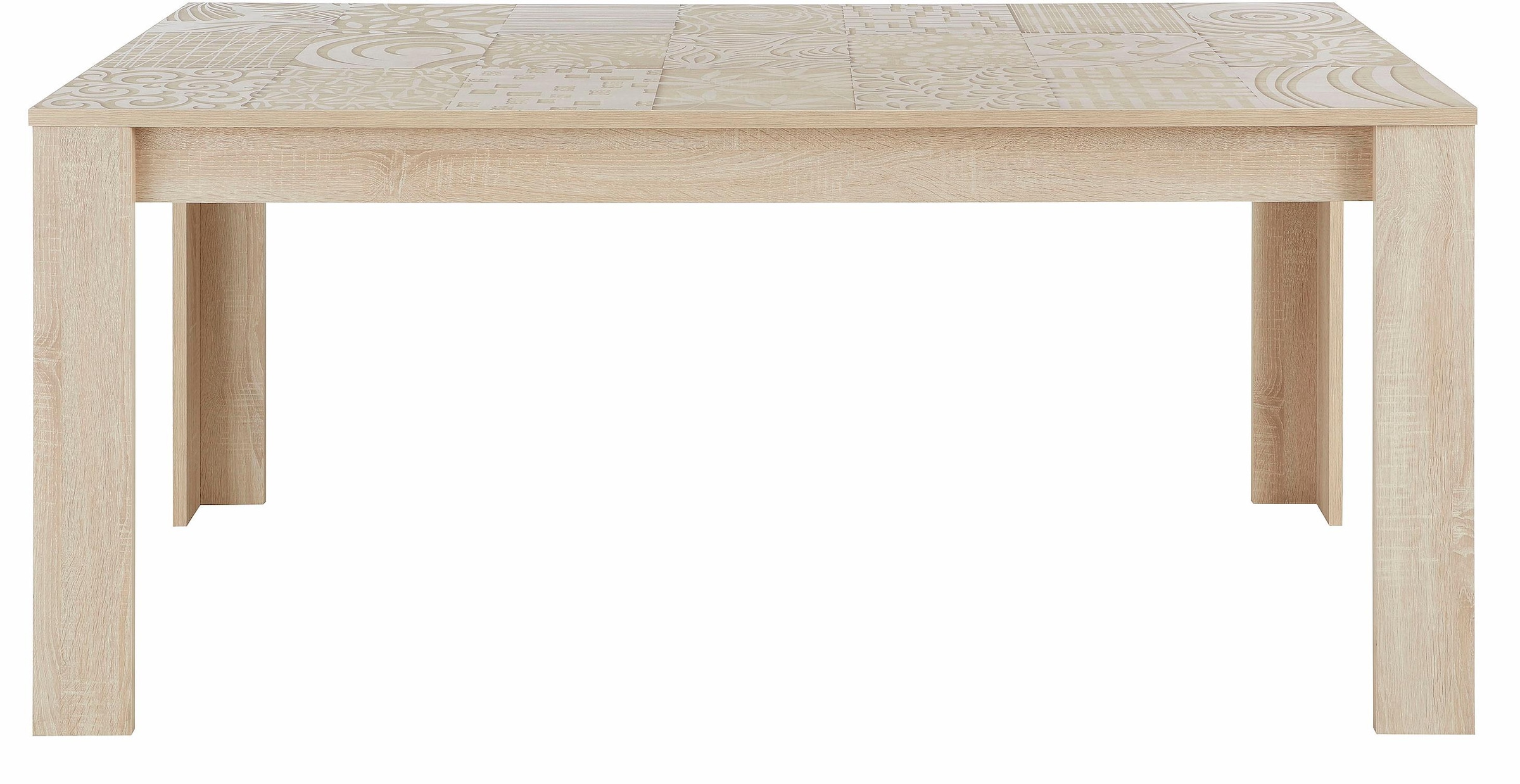 INOSIGN Table de salle à manger »Miro« Breite 180 cm mit oder ohne Ansteckplatten