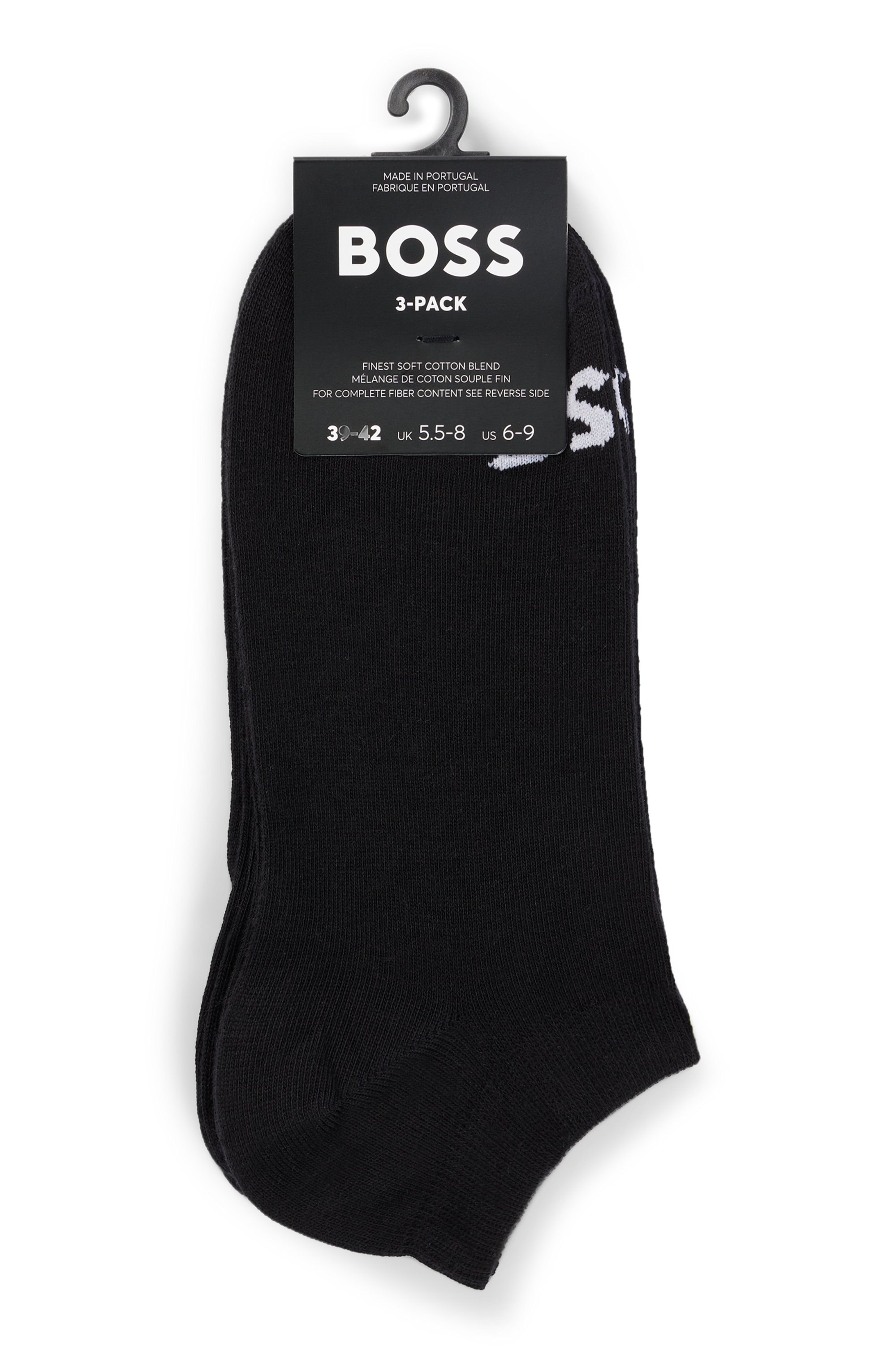 BOSS Sneakersocken »3P AS Logo CC W«, (Packung, 3 Paar, 3er), mit BOSS Logoschriftzug