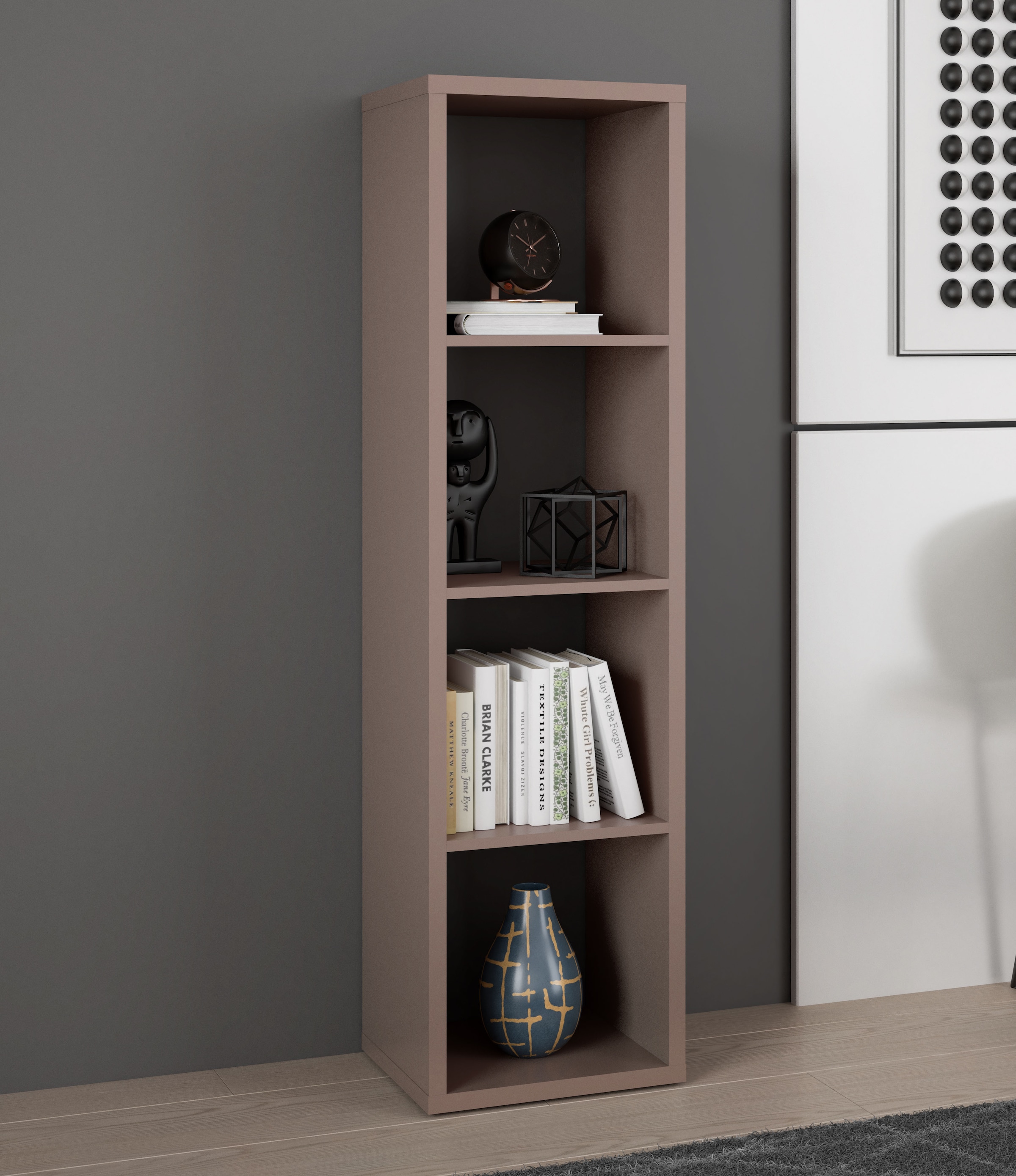 FORTE Standregal »Mauro, FSC®-zertifiziert« Fachgrösse 33x33cm, 4 Fächer