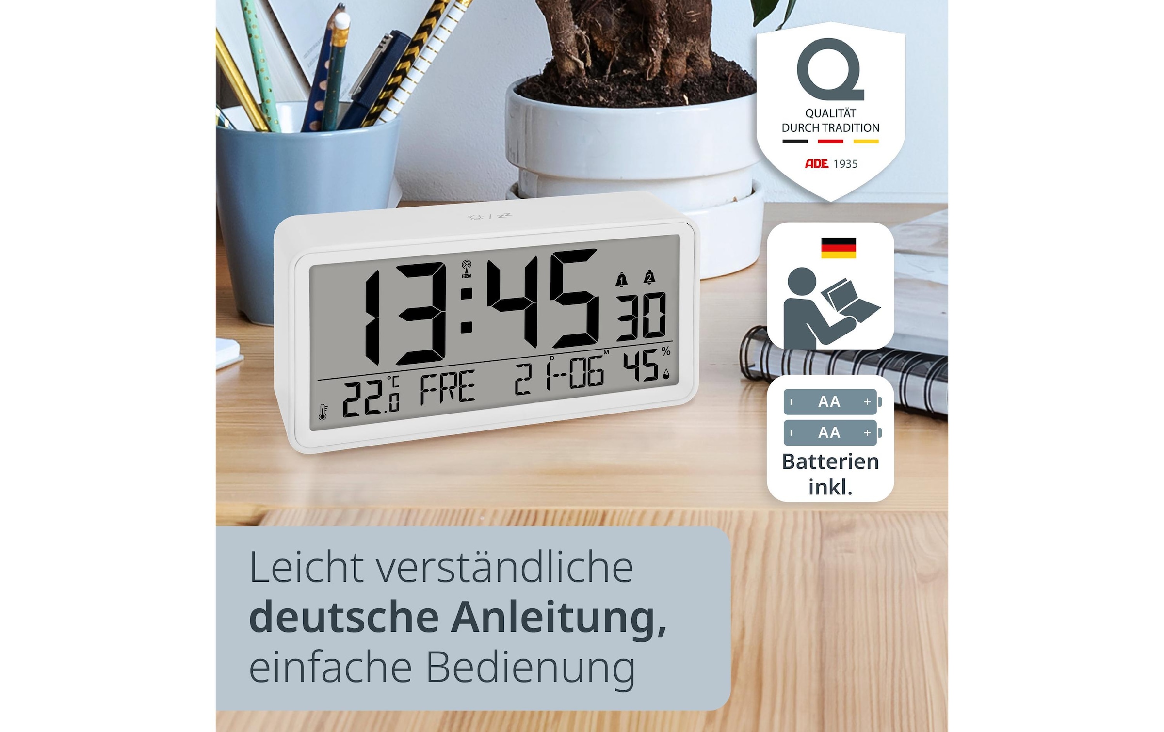 ADE Tischuhr »digital«