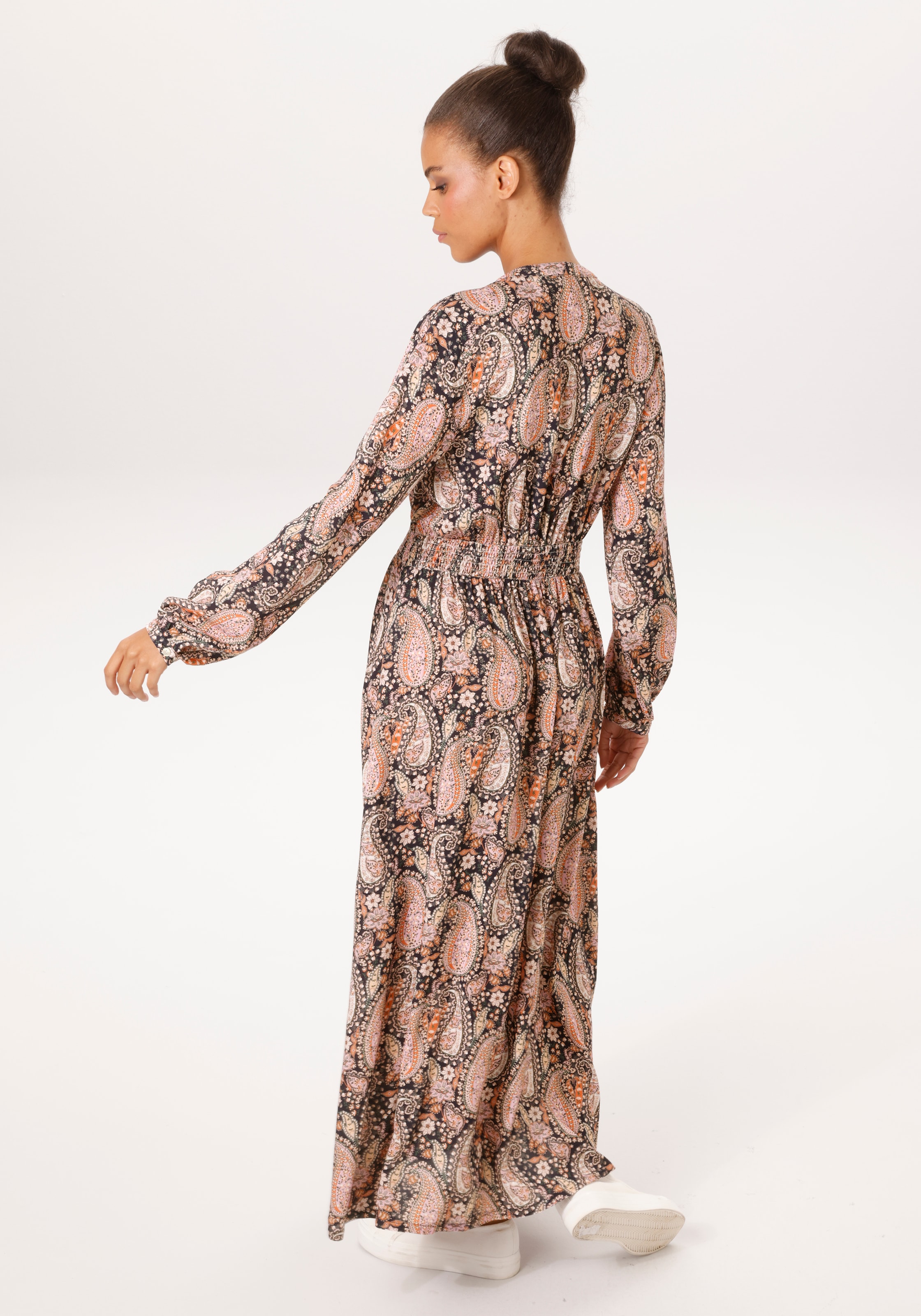 Aniston CASUAL Maxikleid mit fantasievollem Paisley-Muster bedruckt - NEUE KOLLEKTION