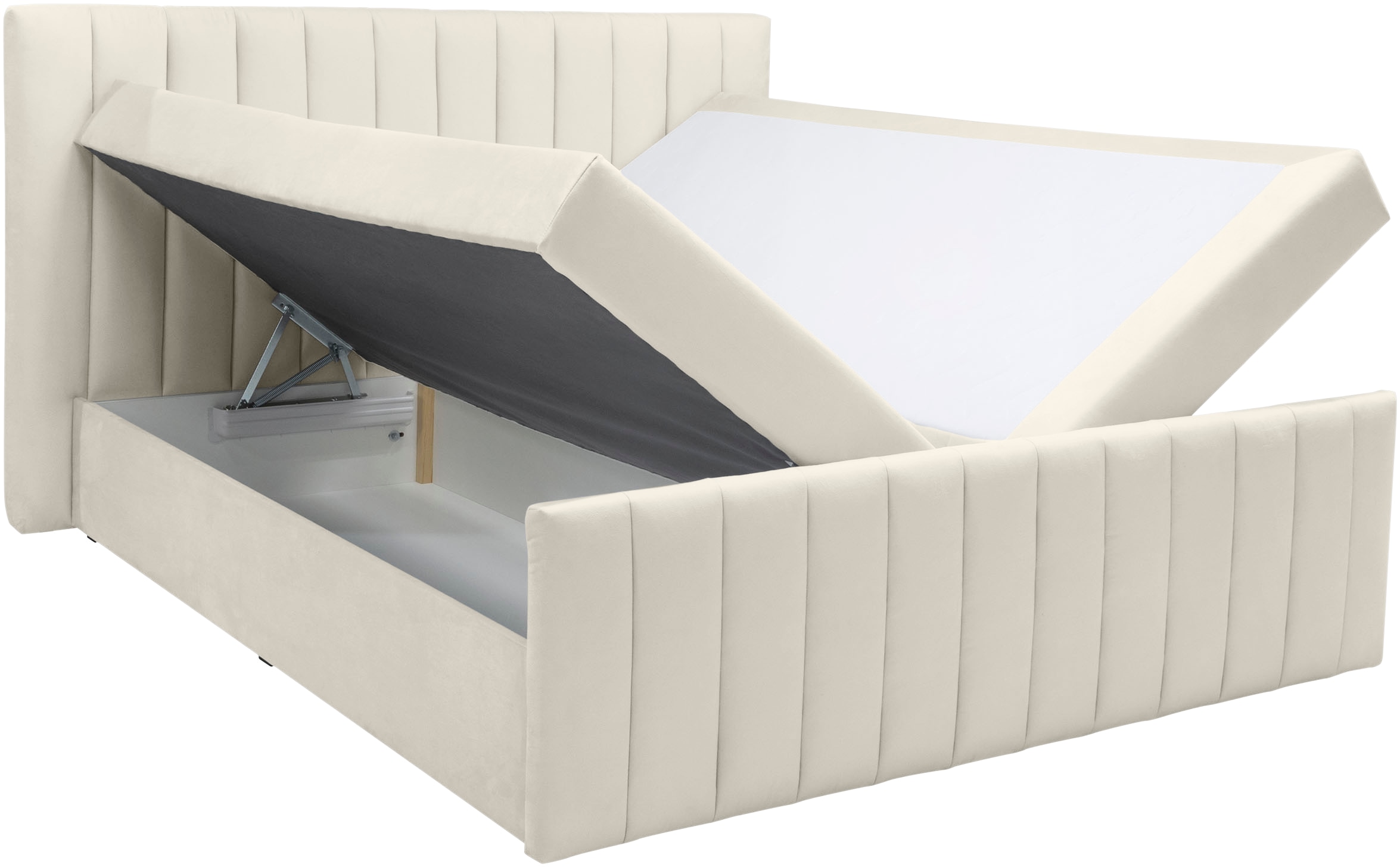 Home affaire Boxbett »Effy inkl. Bettkasten und Topper, erhältlich in der Breite 180x200cm« verschiedene Härtegrade wählbar