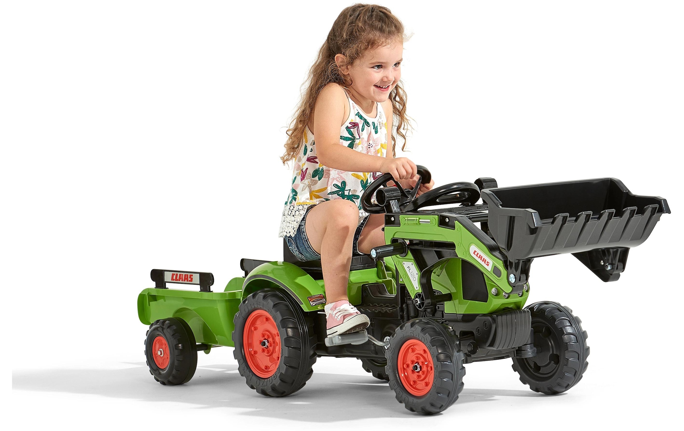 Falk Rutscherauto »Claas Traktor + Anh. M«