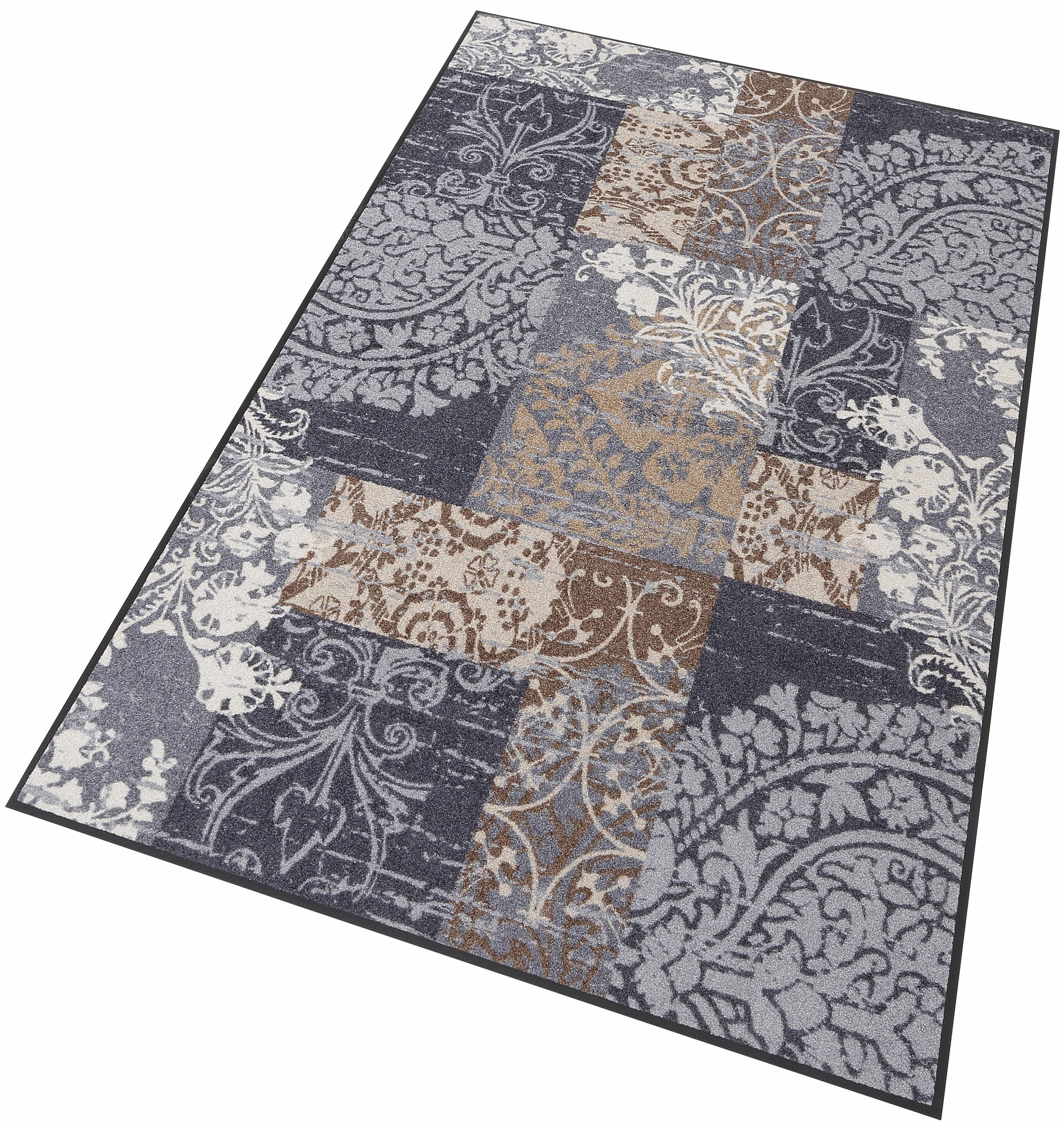 Image of wash+dry by Kleen-Tex Läufer »Armonia«, rechteckig, 7 mm Höhe, Schmutzfangläufer, Patchwork Design, Ornamente, rutschhemmend, In- und Outdoor geeignet, waschbar, ideal in Diele & Flur bei Ackermann Versand Schweiz