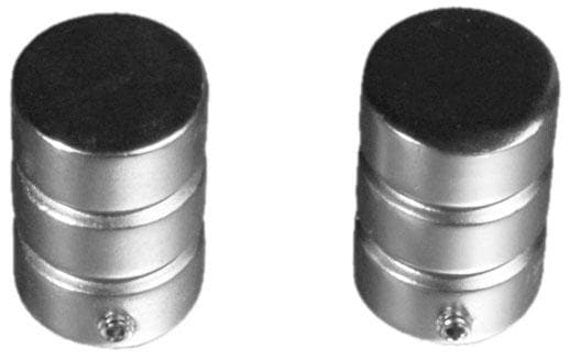 Gardinenstangen-Endstück »Zylinder mit Rille«, (Set, 2 St.), für Gardinenstangen Ø 16 mm