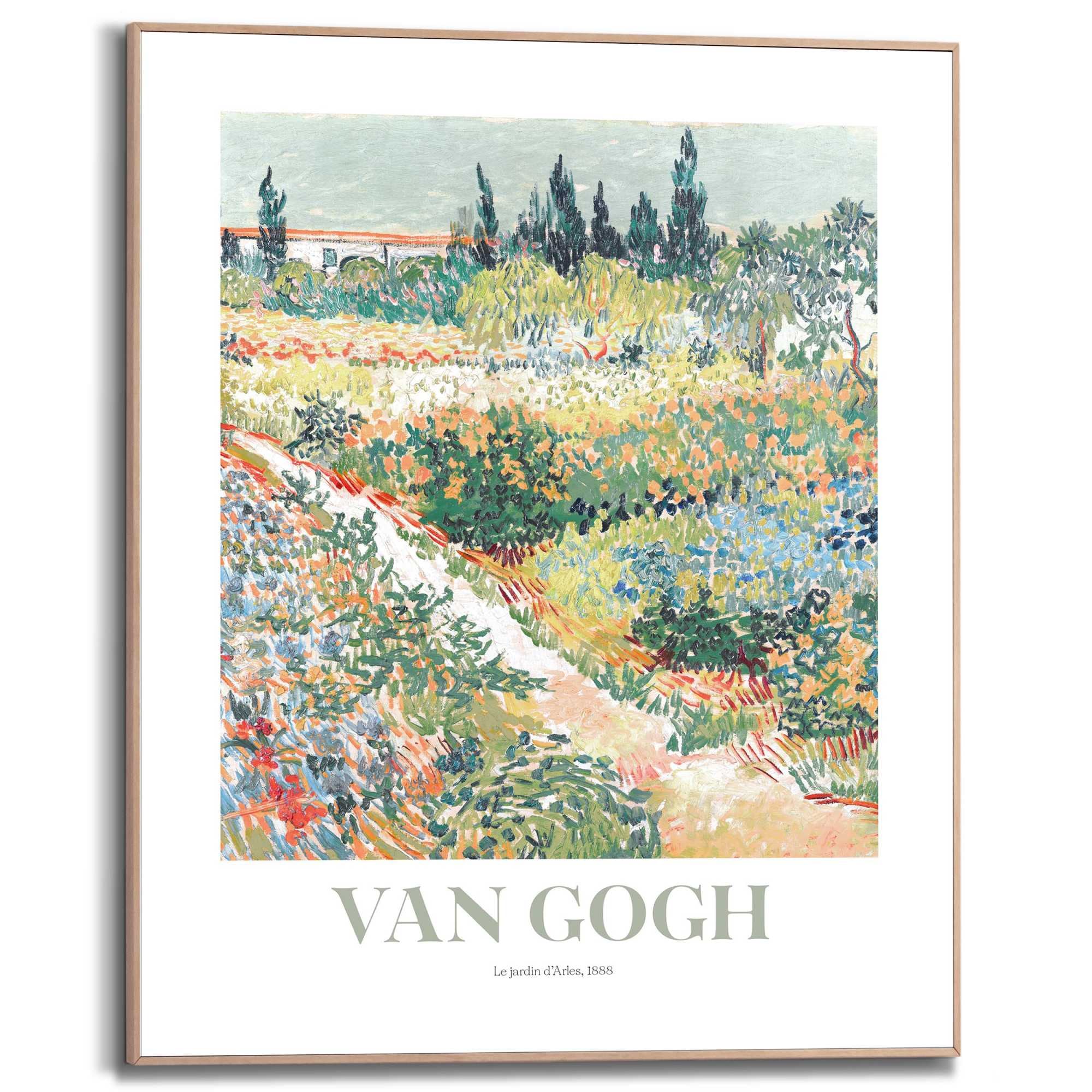 Reinders! Tableau avec cadre »Van Gogh - riverbank in springtime«
