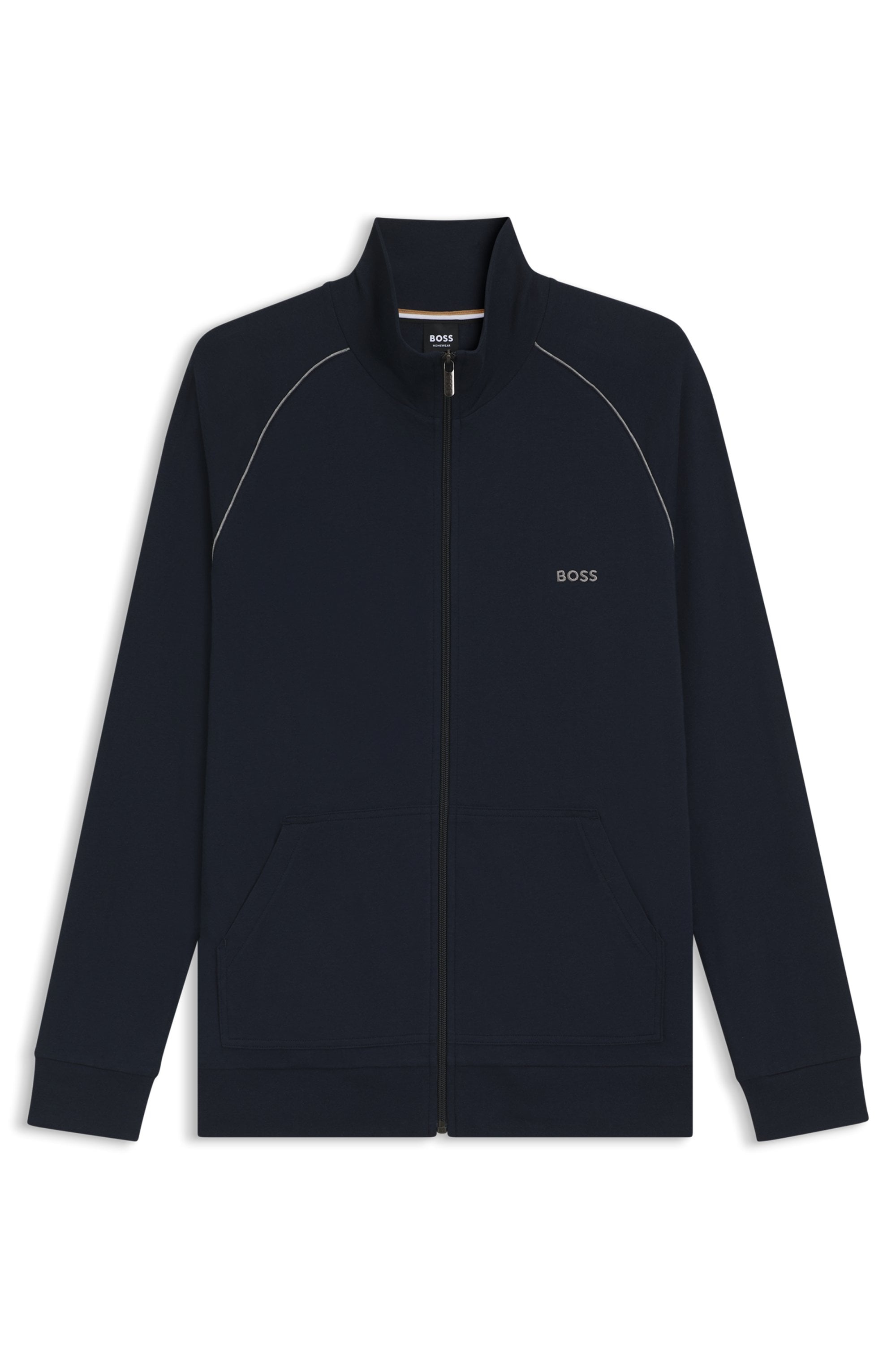 BOSS Veste sweat »Mix&Match Jacket Z« mit Kontrastnaht am Ärmel
