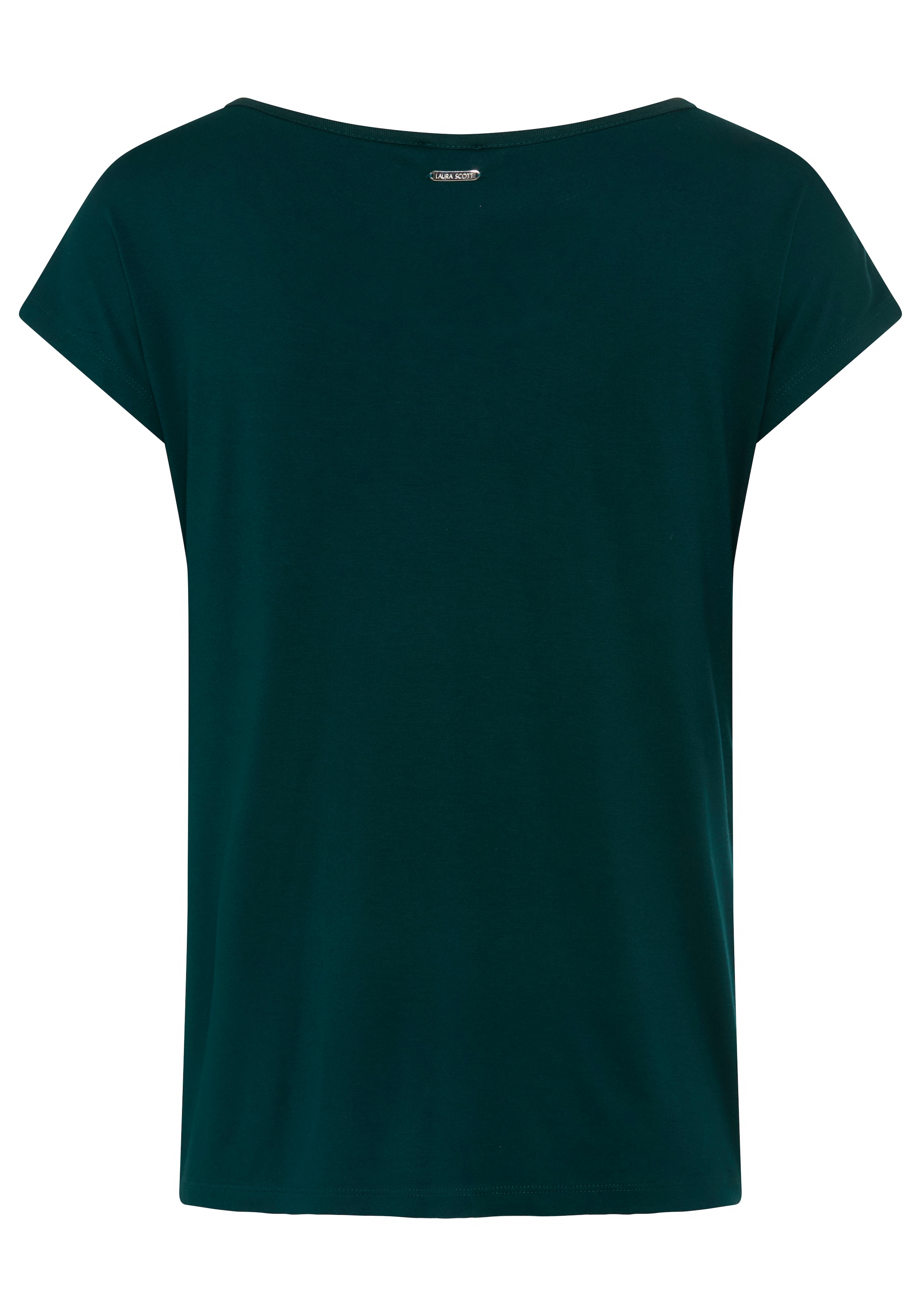 Laura Scott Chemisier à chemise »mit Satin-Vorderteil und hochflexiblen Jersey-Rücken« coupe ample, intemporel et facile à assortir