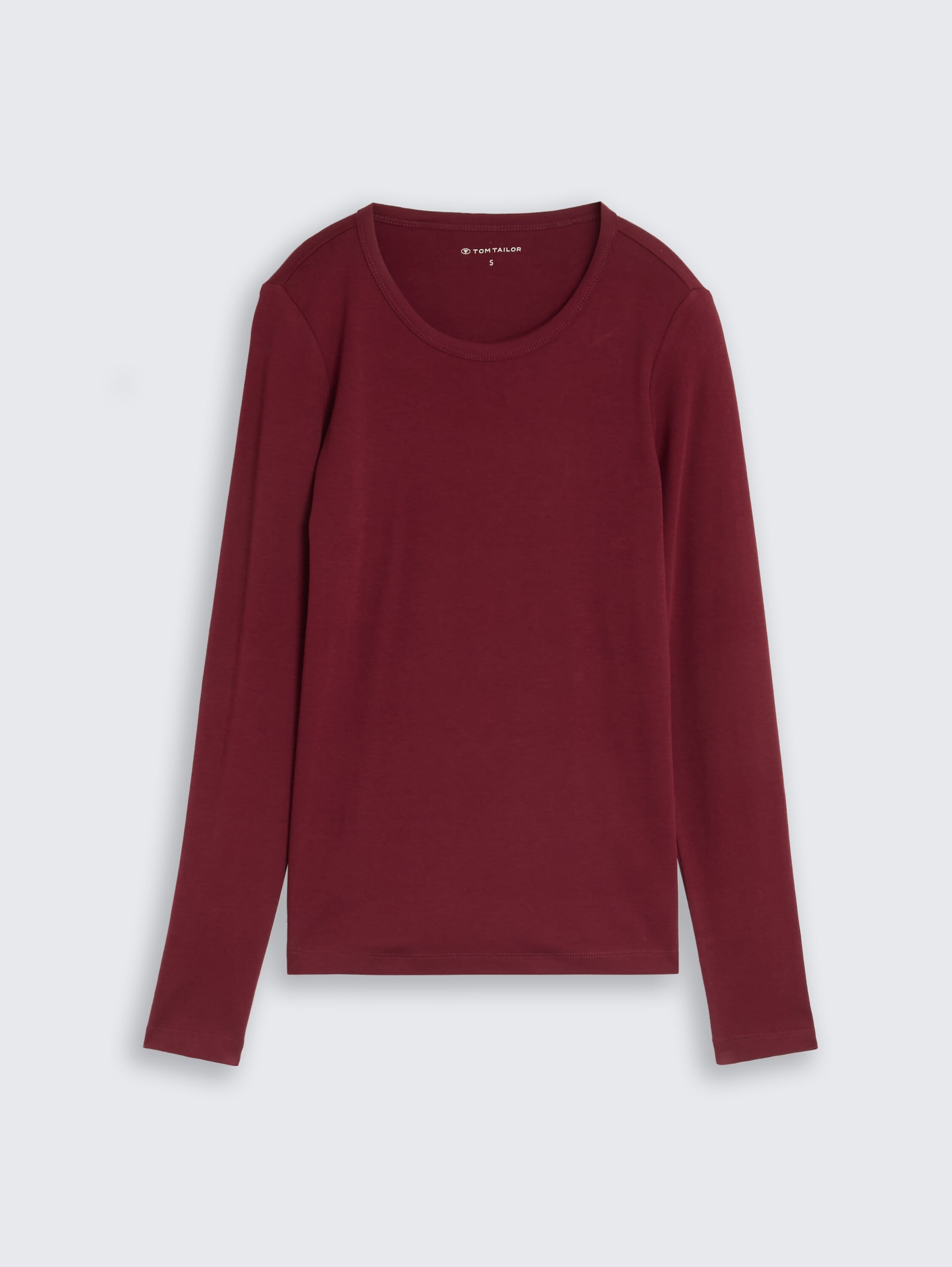 TOM TAILOR T-shirt à manches longues »Regular« avec encolure ronde et stretch